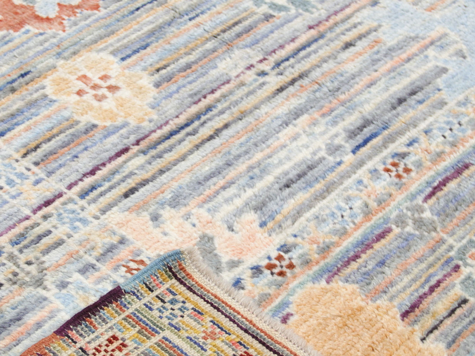 Vintage Turkish Oushak Rug - 9'1" x 11'11"