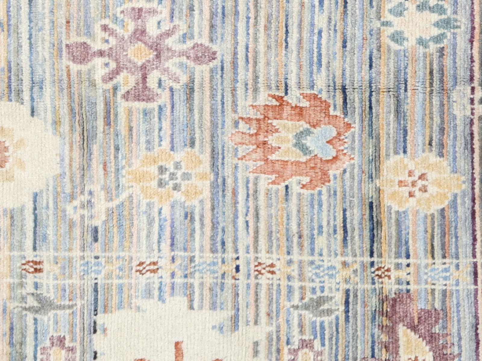 Vintage Turkish Oushak Rug - 9'1" x 11'11" - 240022