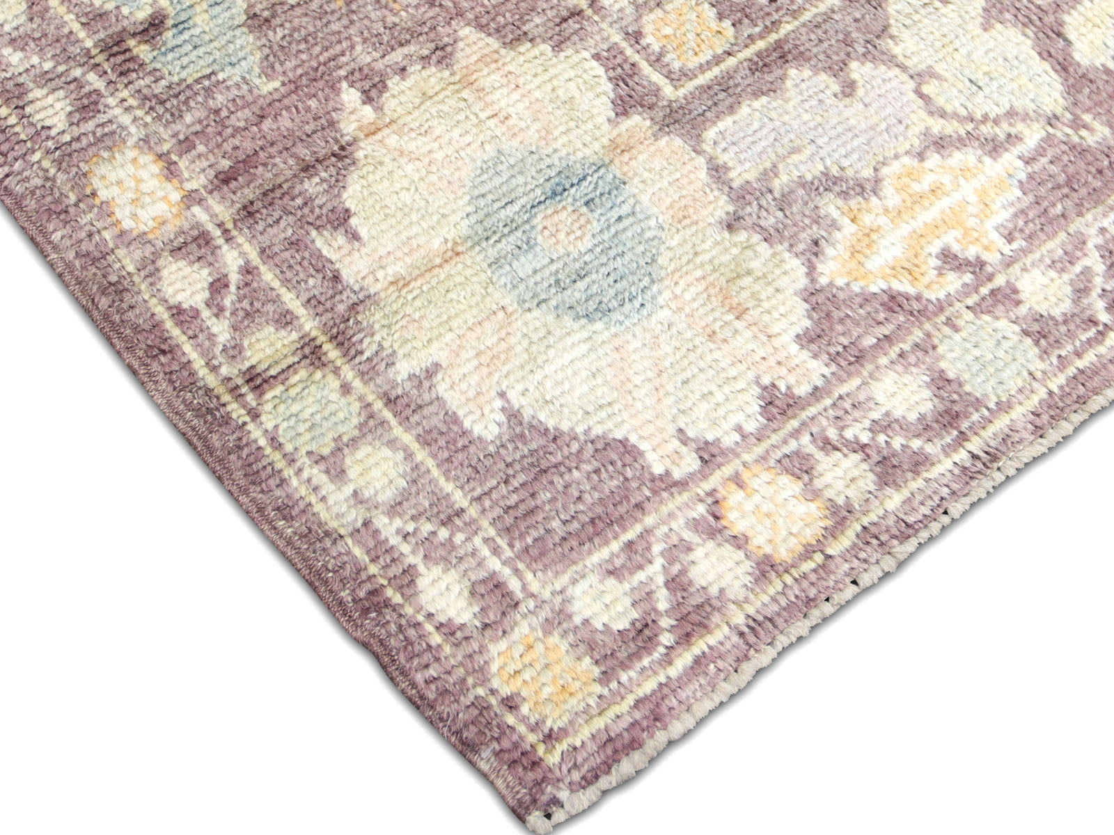 Vintage Turkish Oushak Rug - 9' x 11'3"