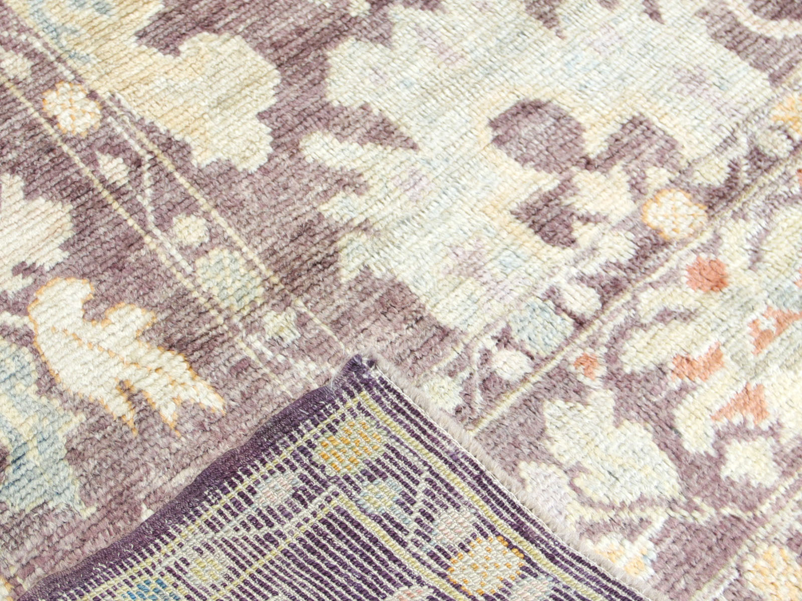 Vintage Turkish Oushak Rug - 9' x 11'3"
