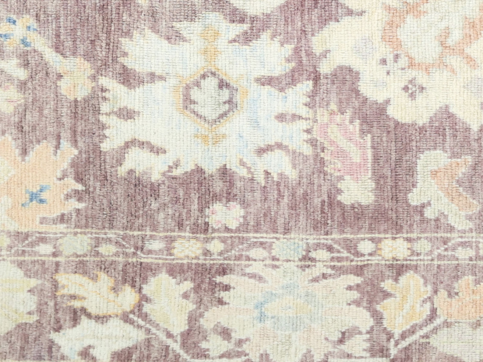 Vintage Turkish Oushak Rug - 9' x 11'3"