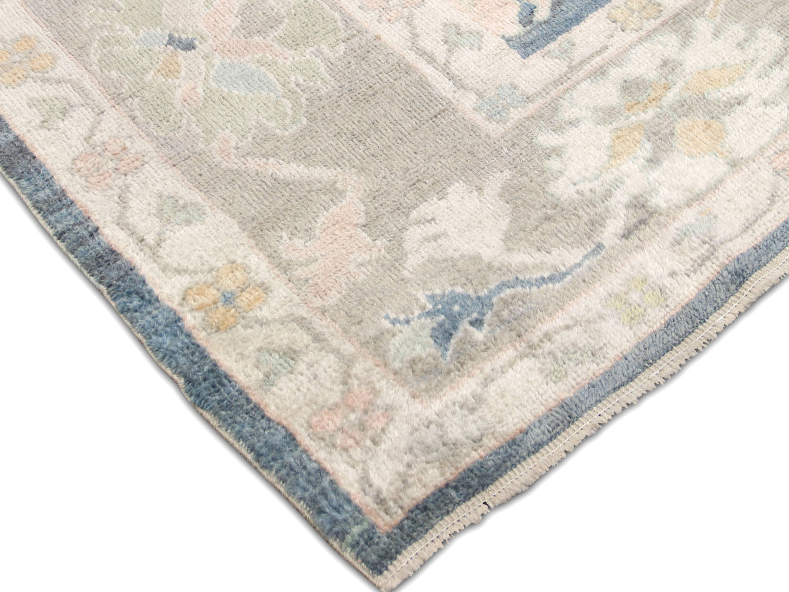Vintage Turkish Oushak Rug - 9'2" x 11'5"