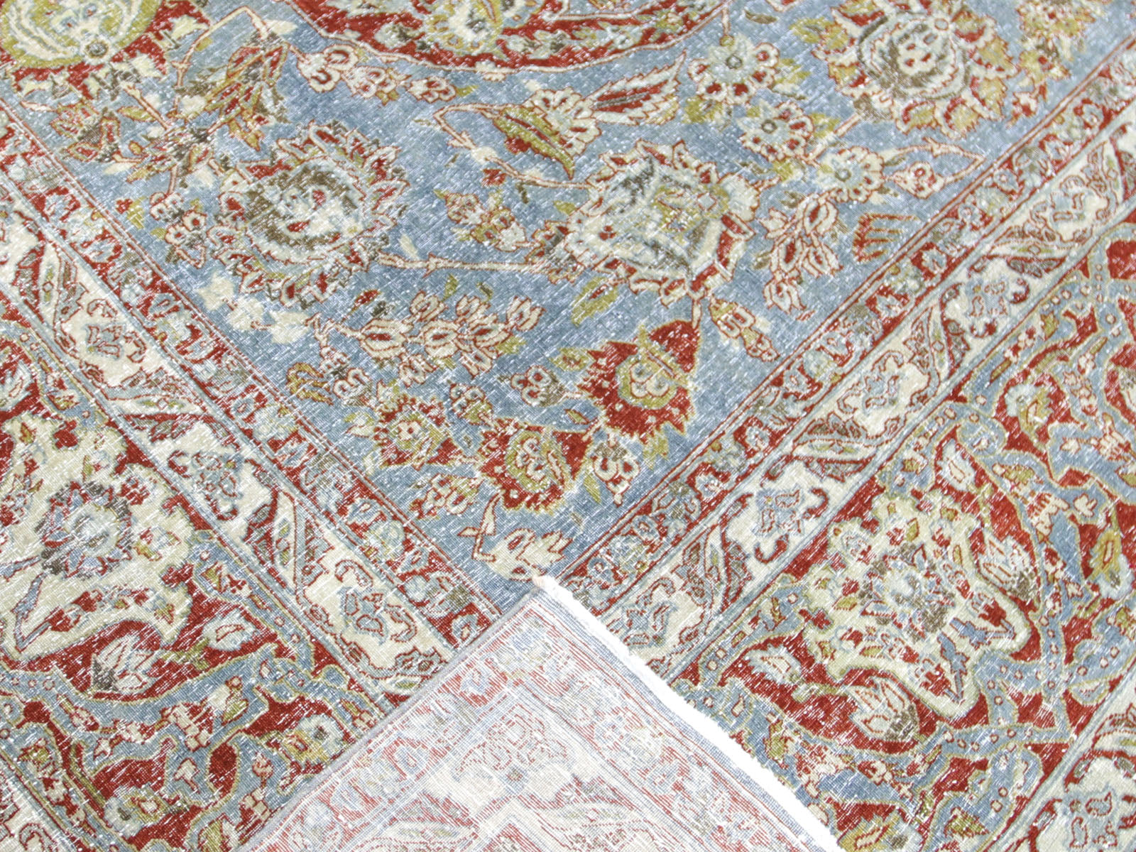 Semi Antique Persian Kashan Rug - 9'0" x 11'8"