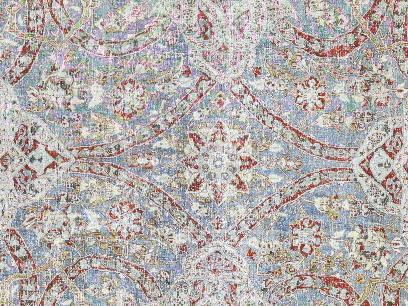 Semi Antique Persian Kashan Rug - 9'0" x 11'8"