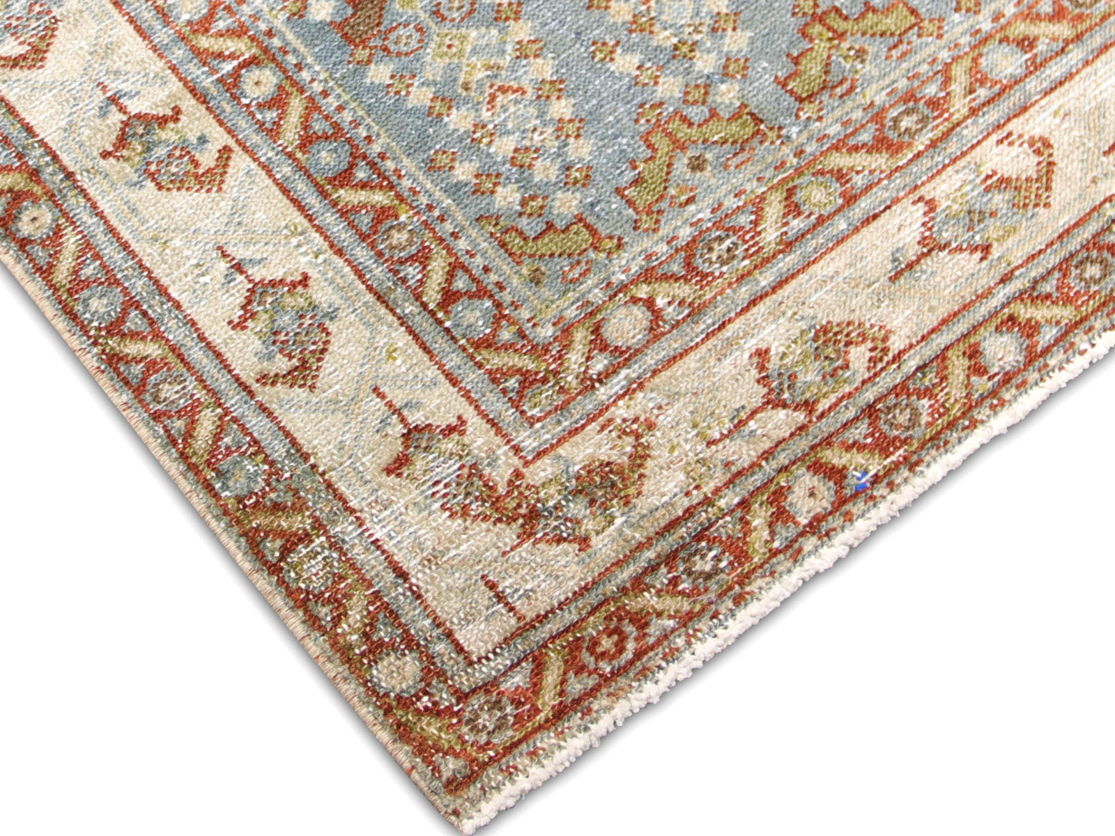 Semi Antique Persian Melayer Runner - 3'4" x 16'2"
