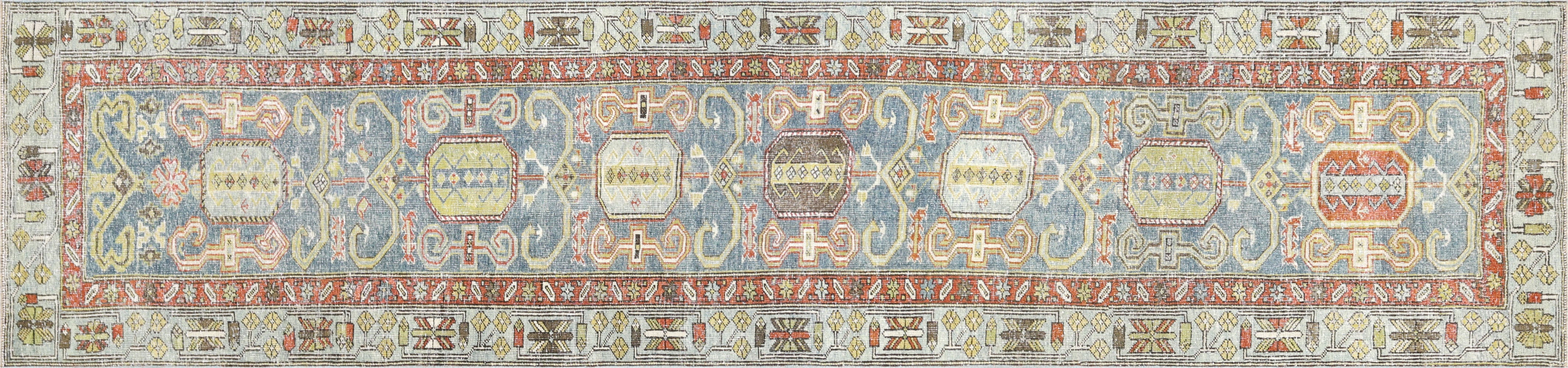 Semi Antique Persian Melayer Runner - 2'9" x 11'8"