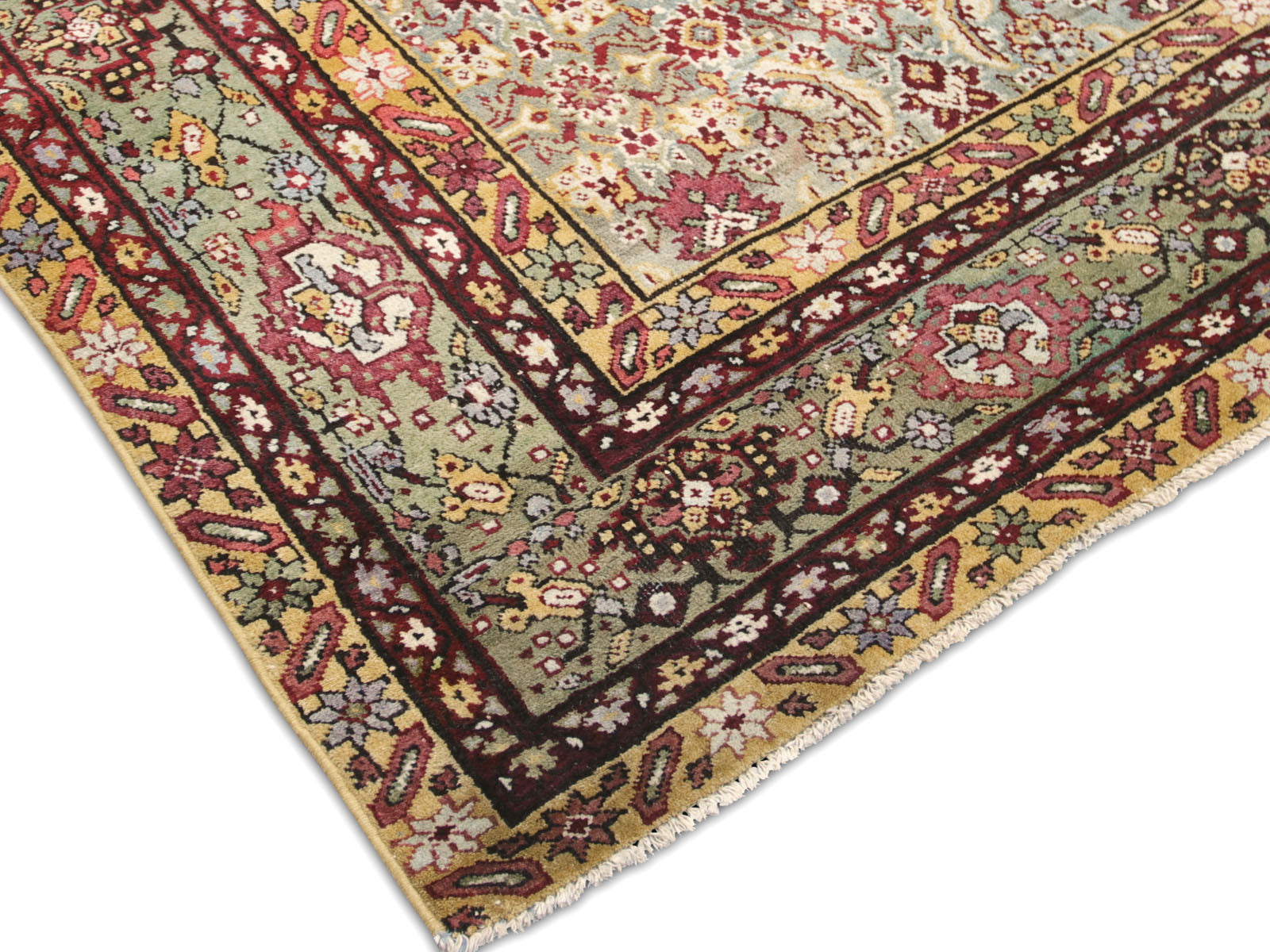 Antique Persian Mahal Rug - 11'11" x 15'7"