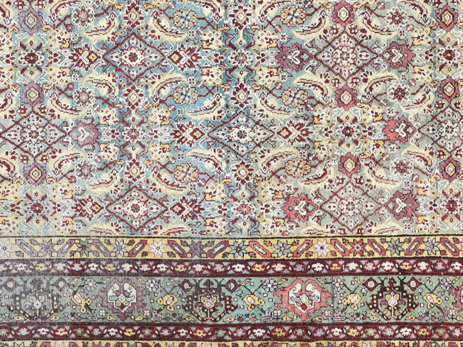 Antique Persian Mahal Rug - 11'11" x 15'7"