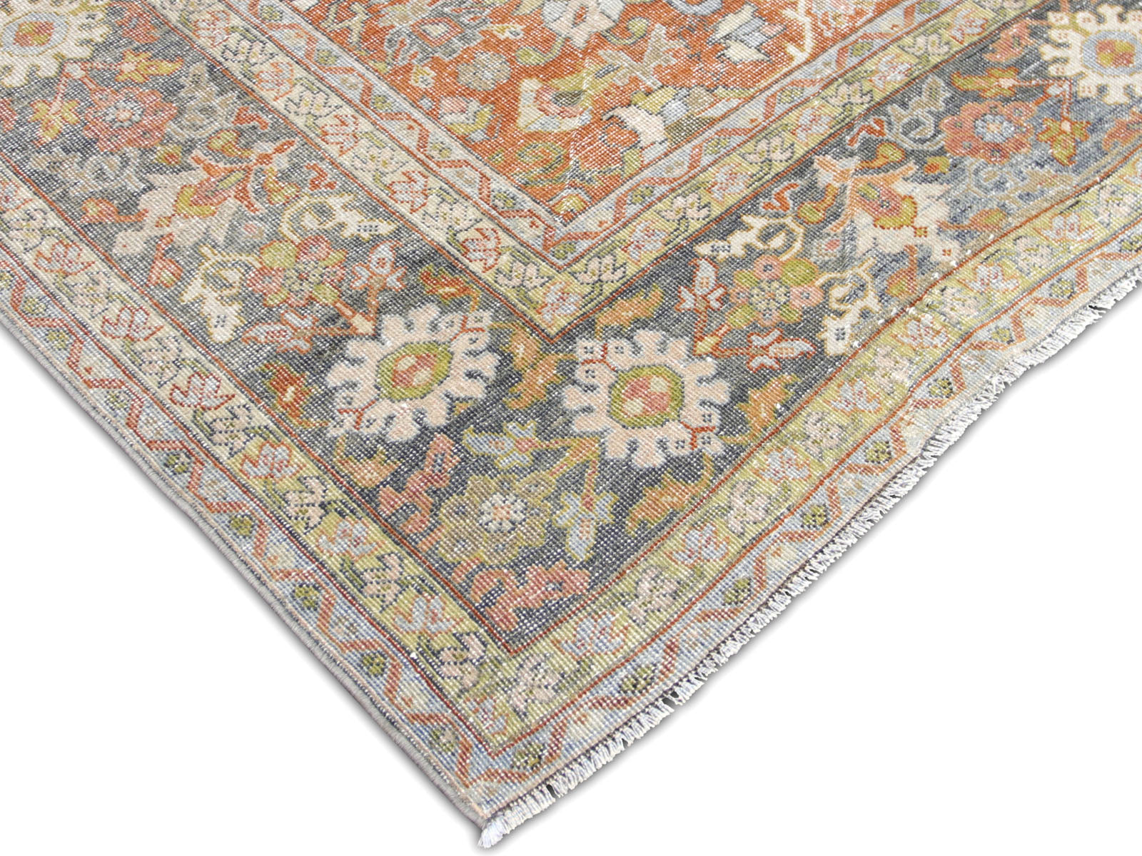 Semi Antique Persian Mahal Rug - 8"11" x 12'3"