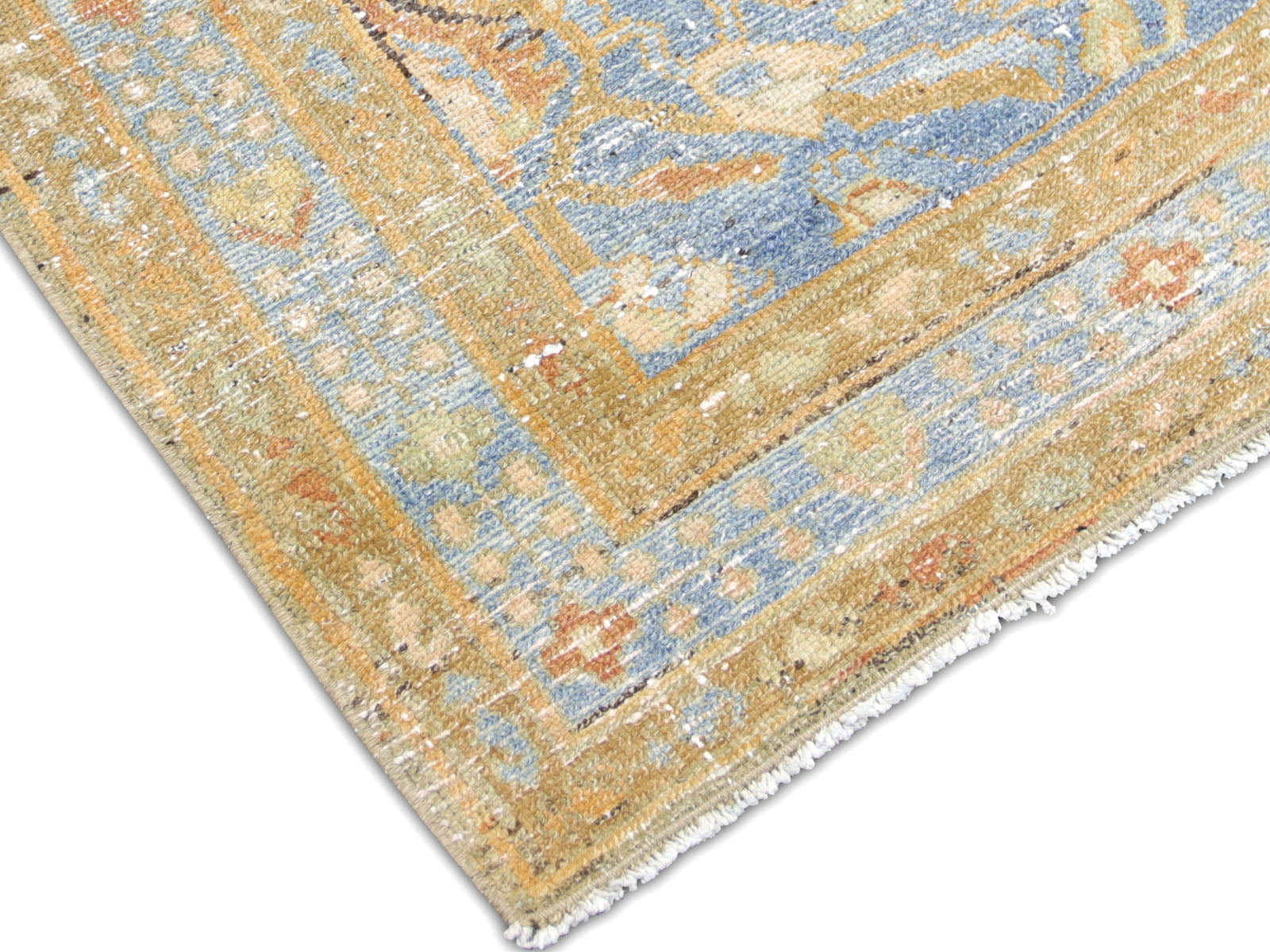 Semi Antique Persian Melayer Rug - 3'4" x 8'7"