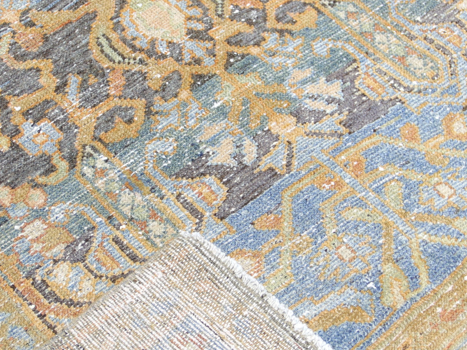 Semi Antique Persian Melayer Rug - 3'4" x 8'7"