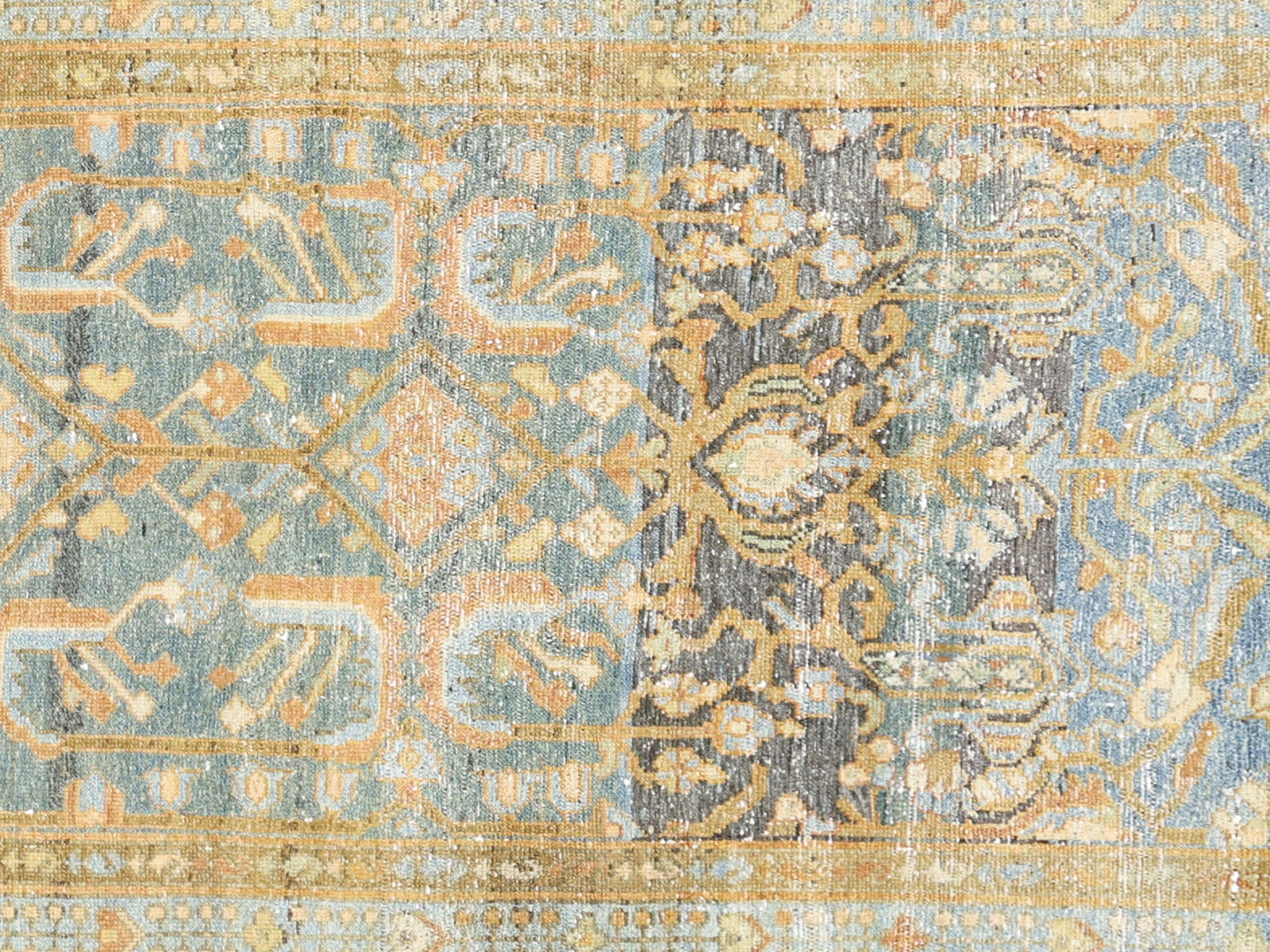 Semi Antique Persian Melayer Rug - 3'4" x 8'7"