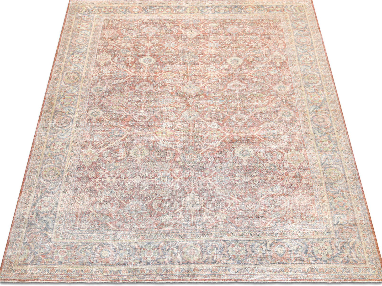 Antique Persian Mahal Rug - 8'11" x 12'0"
