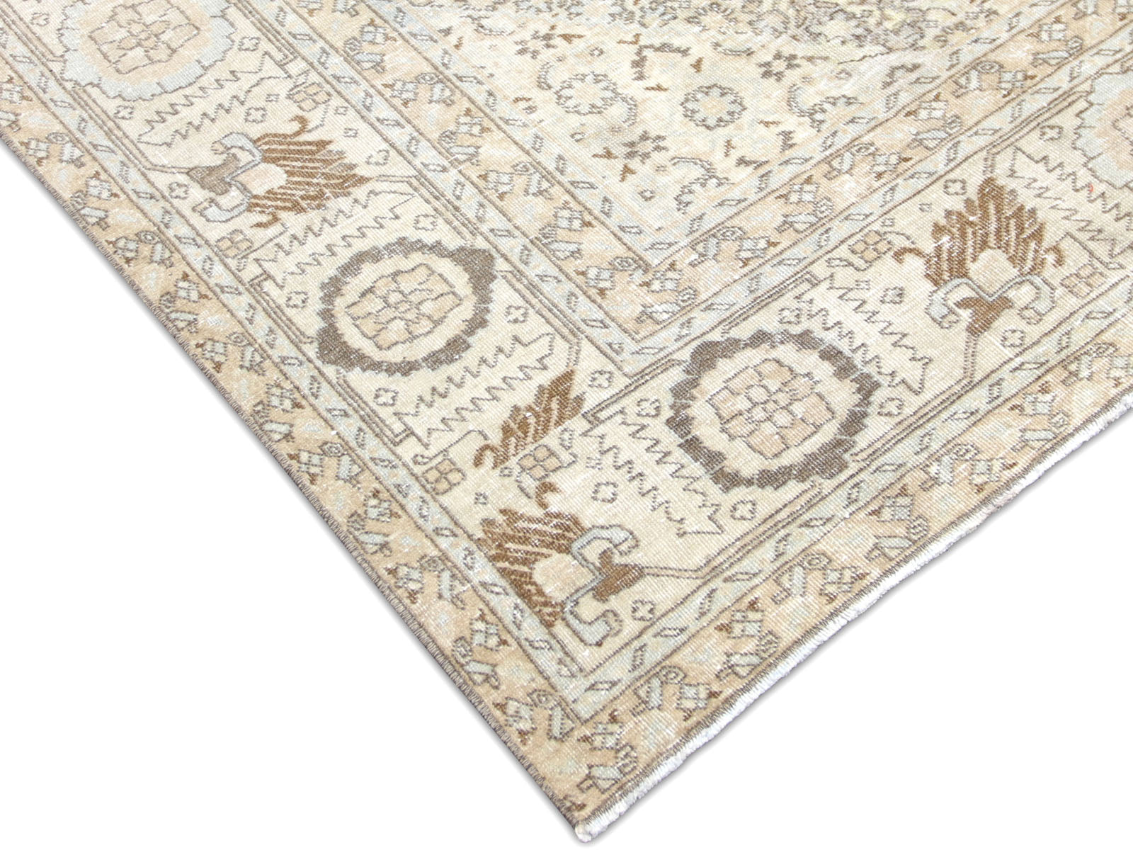 Semi Antique Persian Tabriz Rug - 7'10" x 10'10"