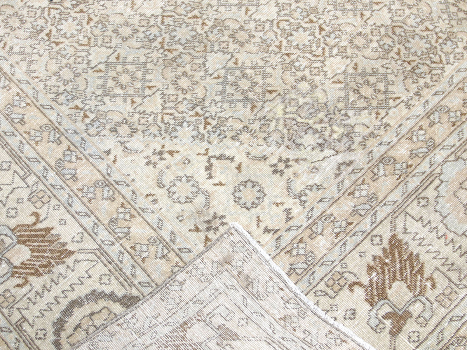 Semi Antique Persian Tabriz Rug - 7'10" x 10'10"