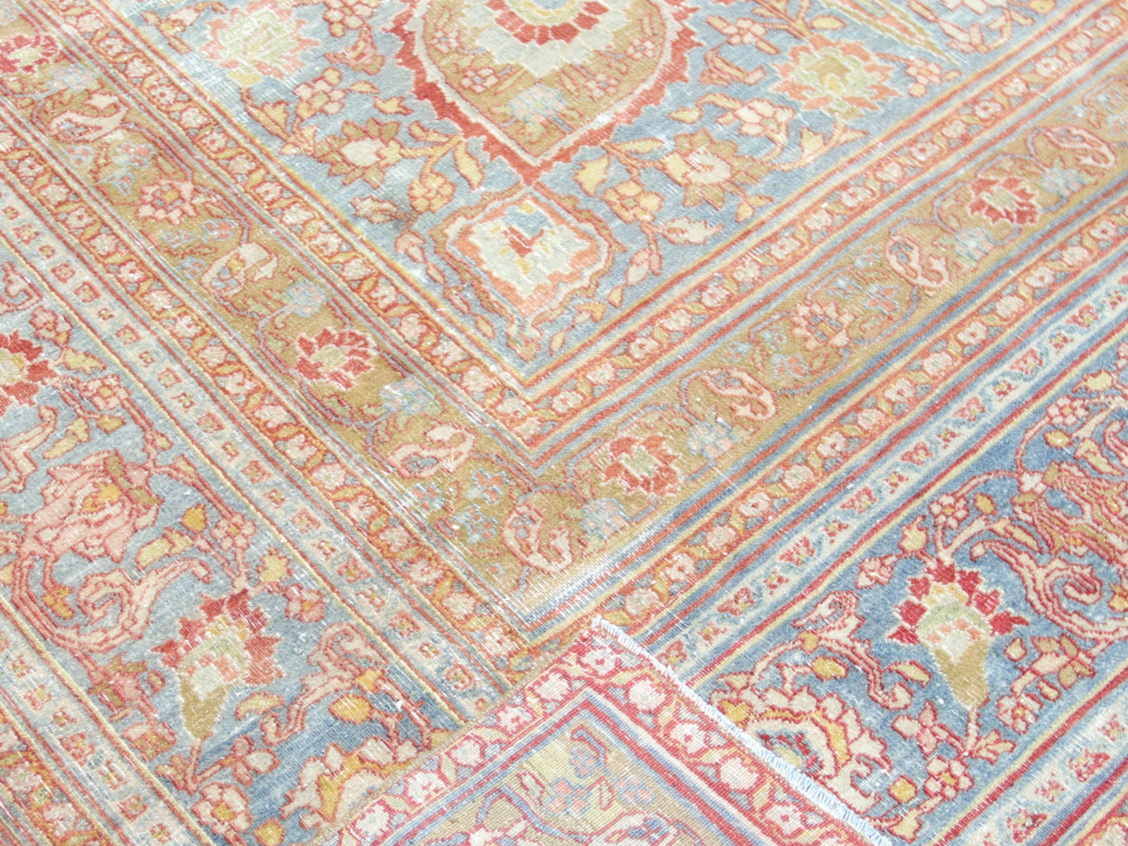 Semi Antique Persian Doroksh Rug - 9'4" x 11'10"