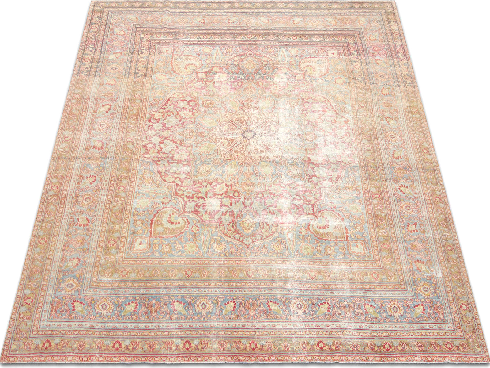 Semi Antique Persian Doroksh Rug - 9'4" x 11'10"
