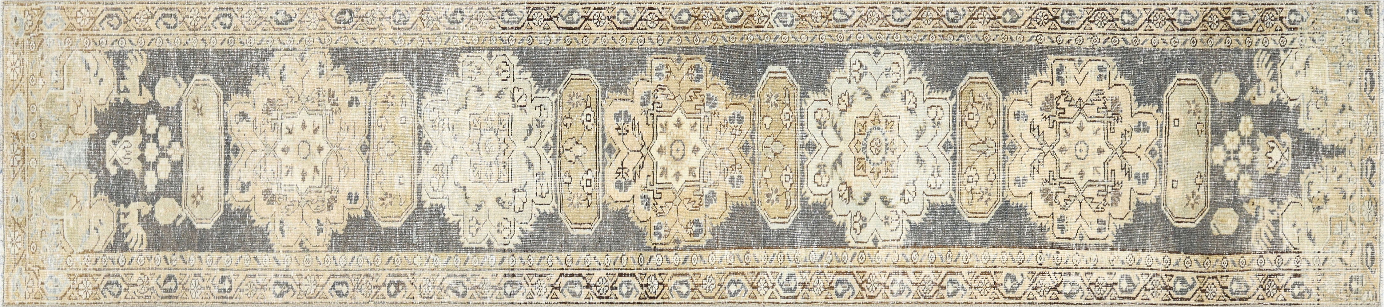 Semi Antique Persian Heriz Runner - 2'1" x 11'0"