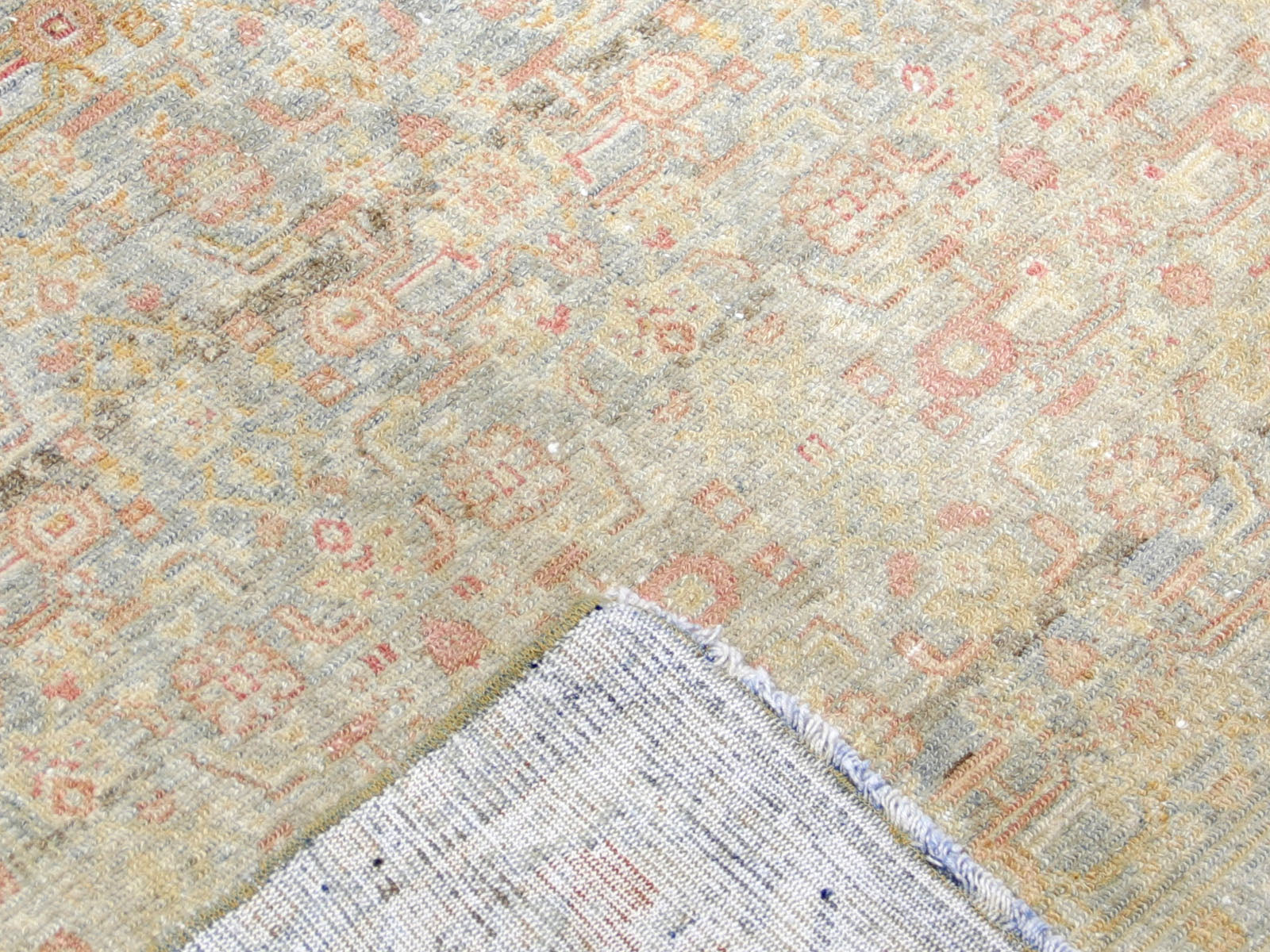 Antique Persian Senne Runner - 3'2" x 16'1"