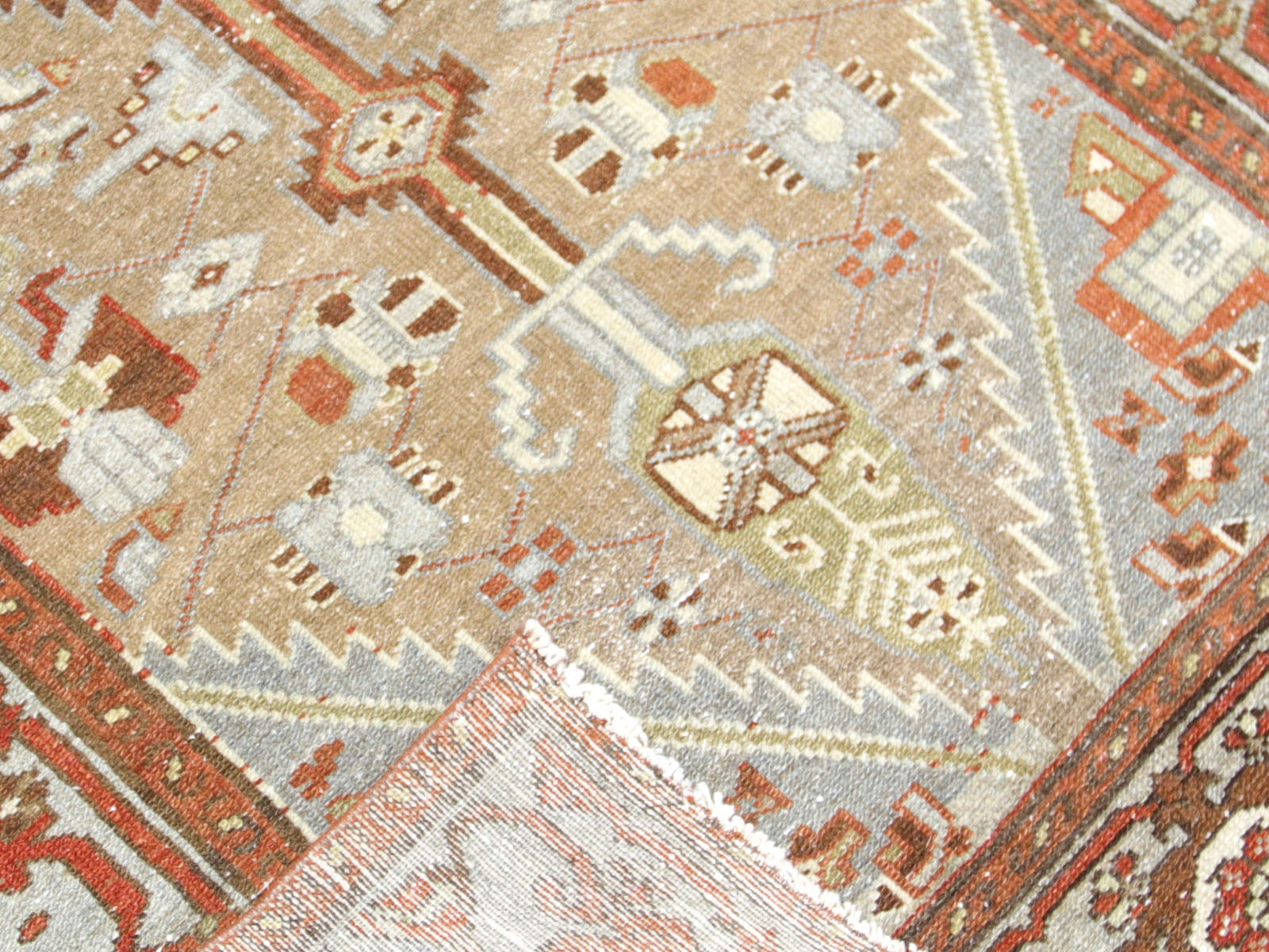 Semi Antique Persian Melayer Rug - 3'4" x 6'7"