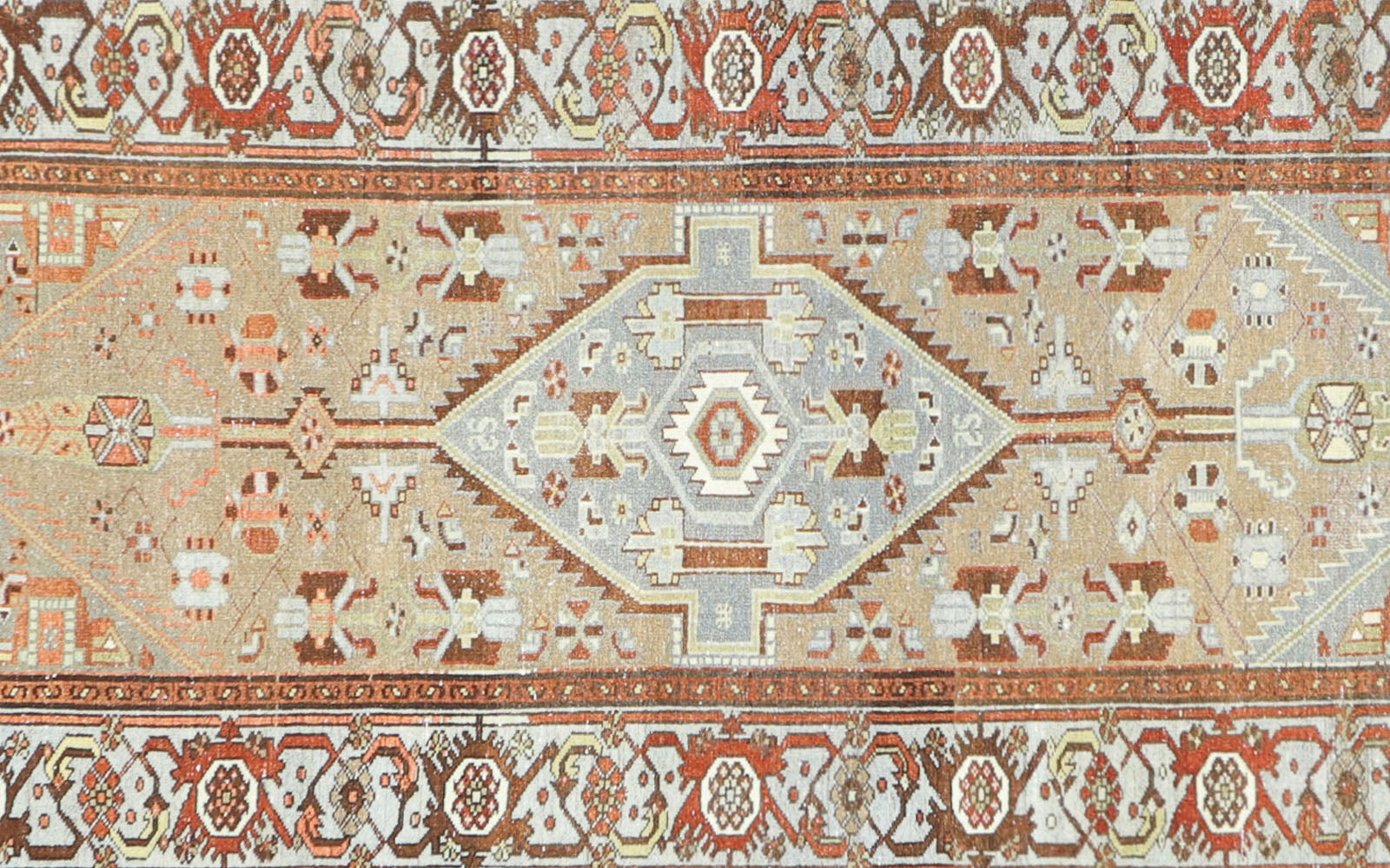 Semi Antique Persian Melayer Rug - 3'4" x 6'7"