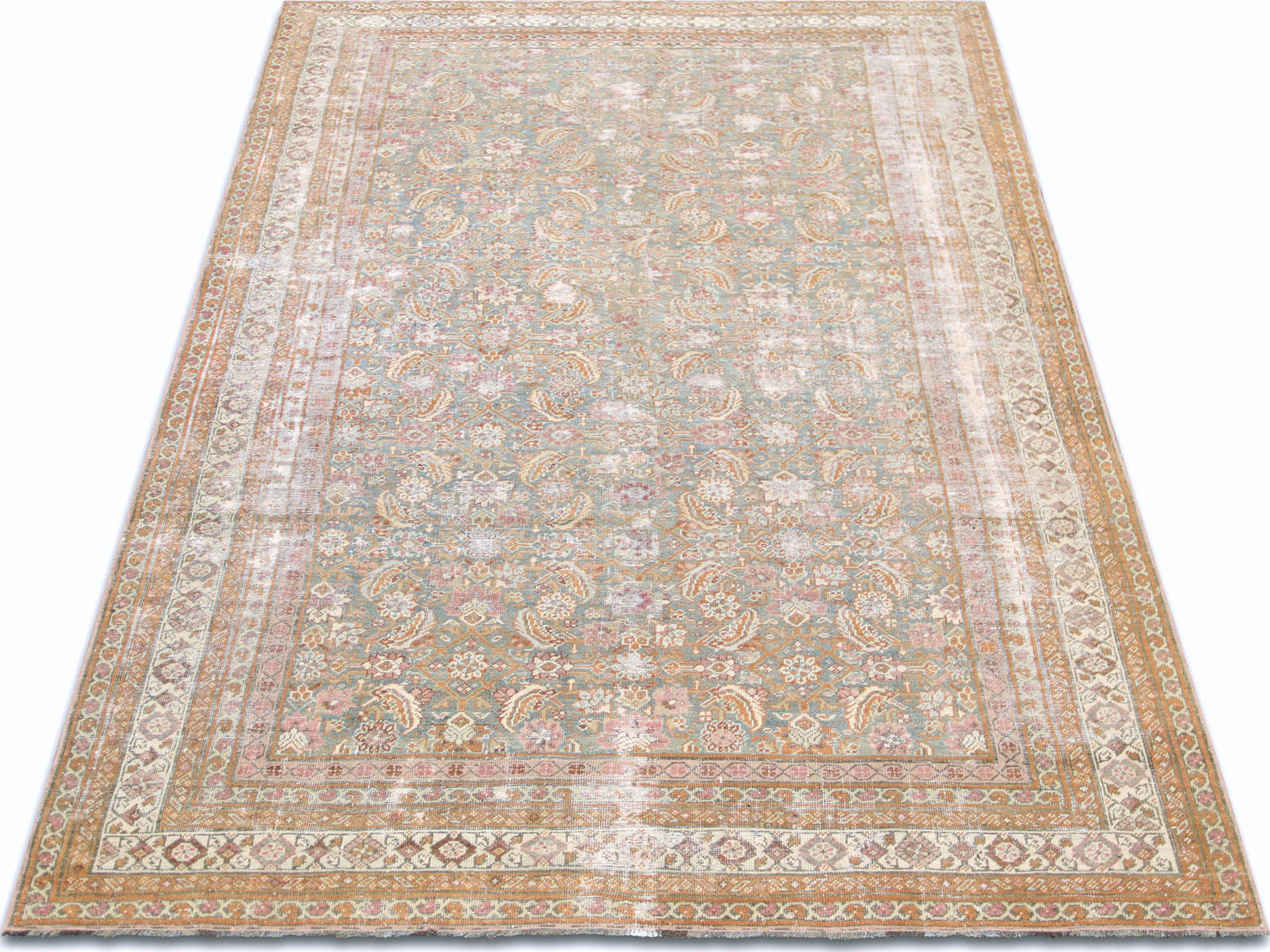 Antique Persian Melayer Rug - 5'10" x 9'10"