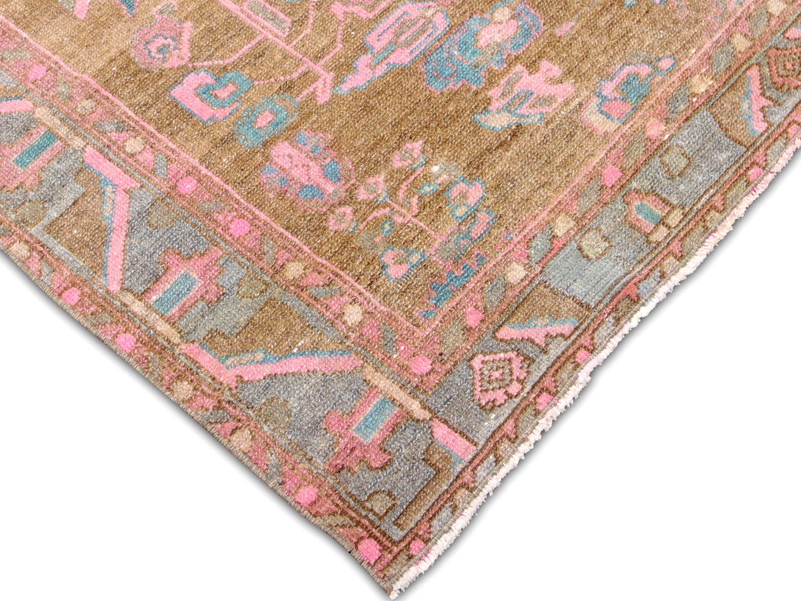 Semi Antique Persian Melayer Runner - 3'7" x 17'11"