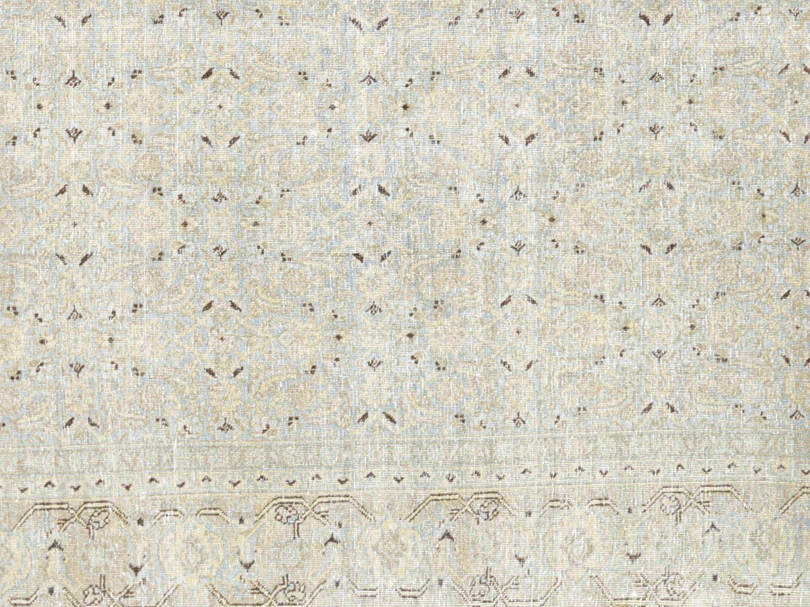 Semi Antique Persian Tabriz Rug - 6'3" x 9'9"