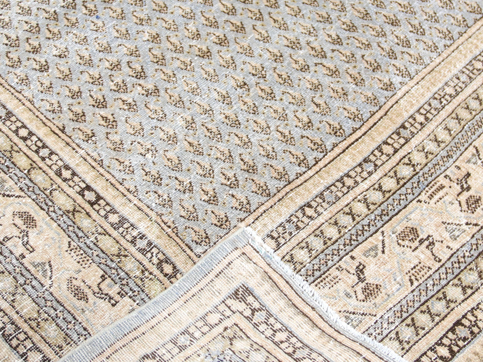 Semi Antique Persian Melayer Rug - 6'10" x 10'1"