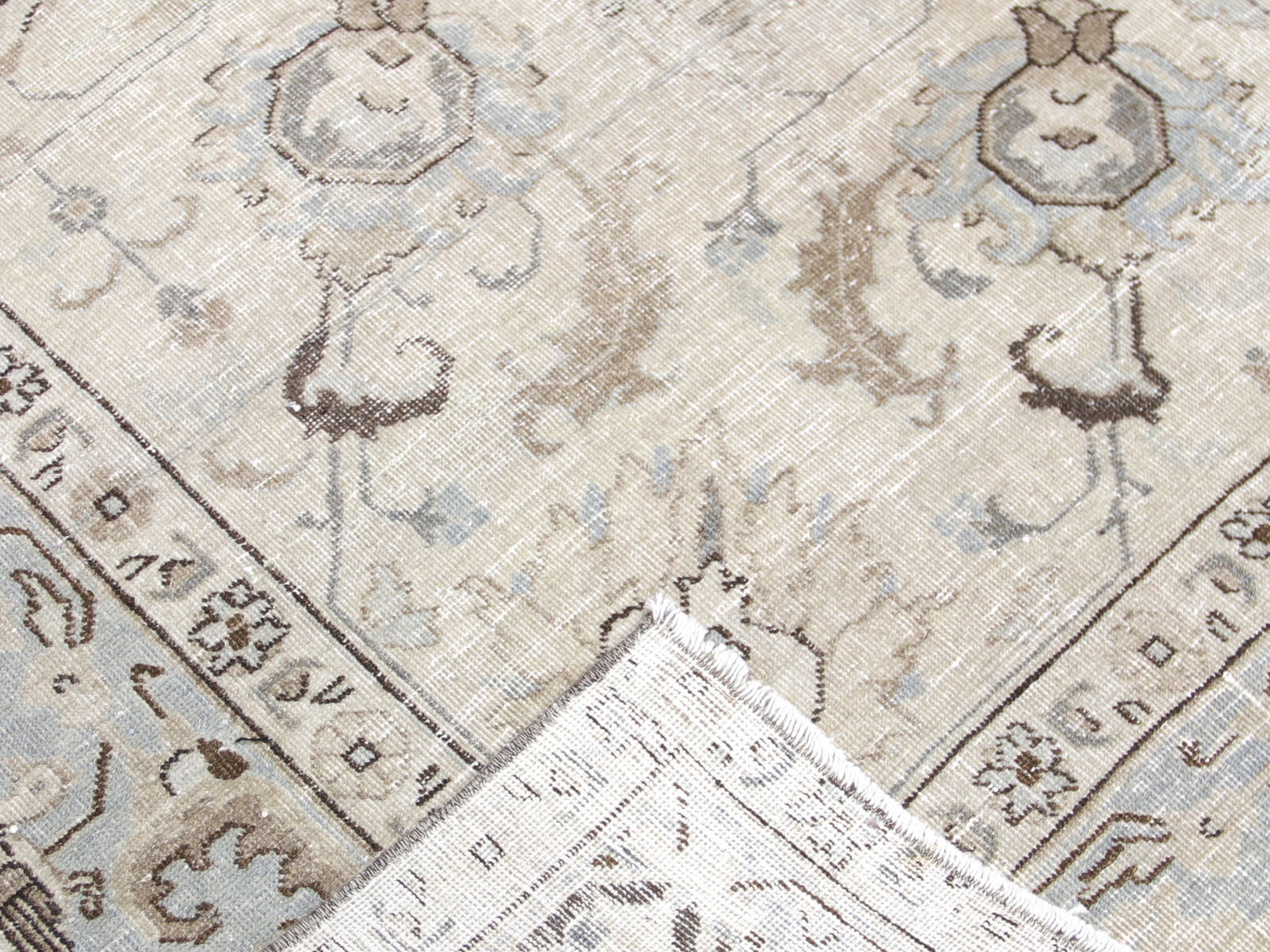 Semi Antique Persian Tabriz Rug - 7'4" x 9'9"