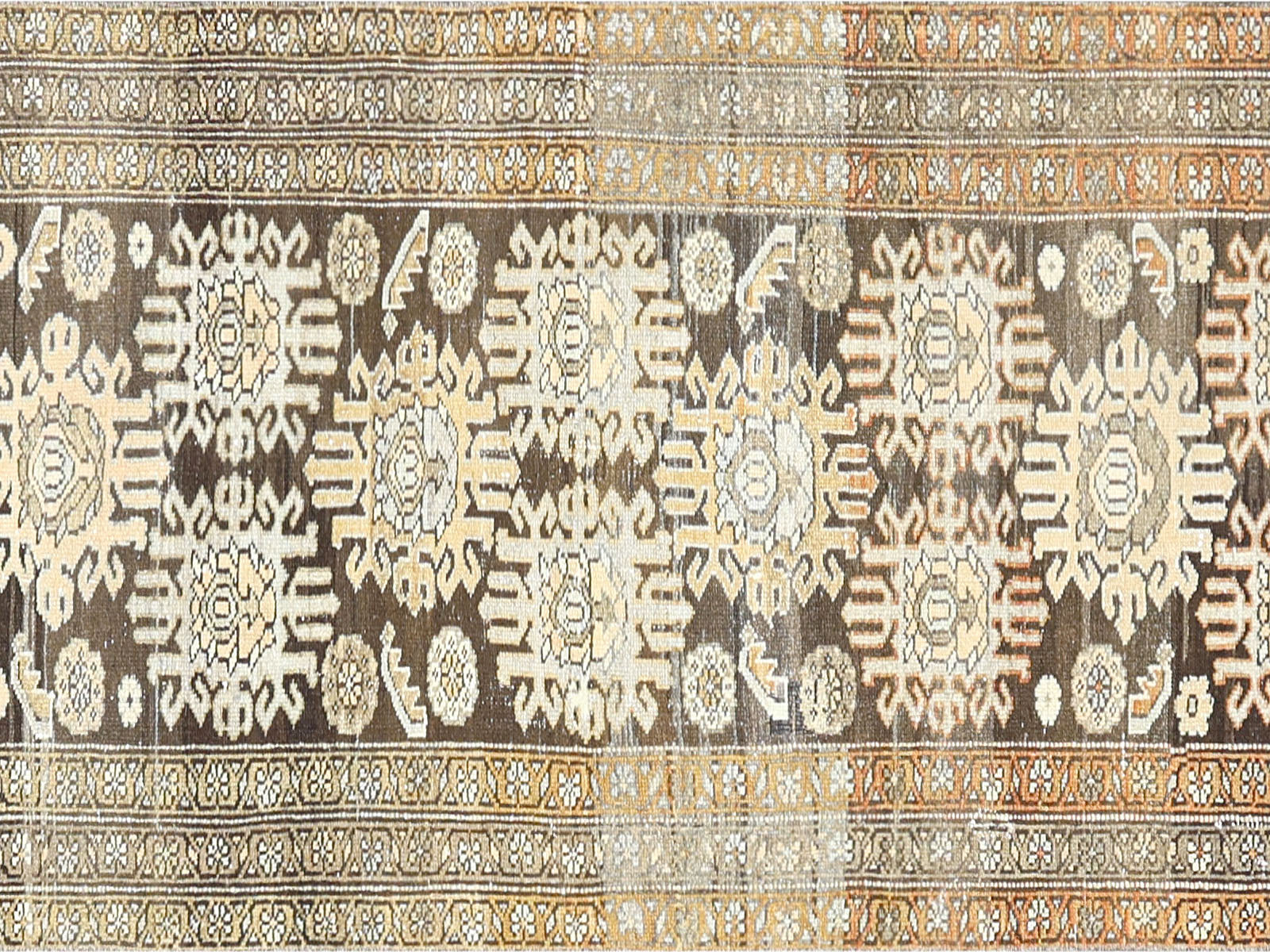 Antique Persian Melayer Runner - 2'10" x 17'6"