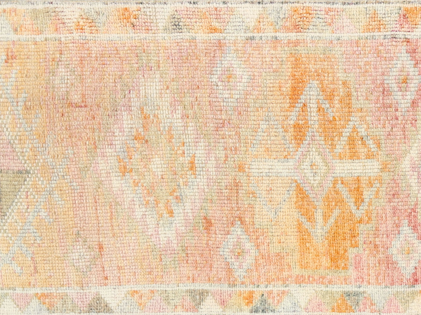 Vintage Turkish Oushak Runner - 2'9" x 12'4"