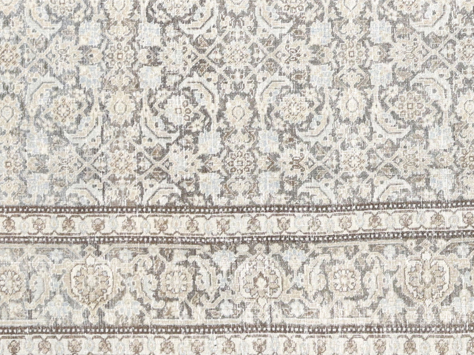 Semi Antique Persian Tabriz Rug - 8'10" x 12'9"