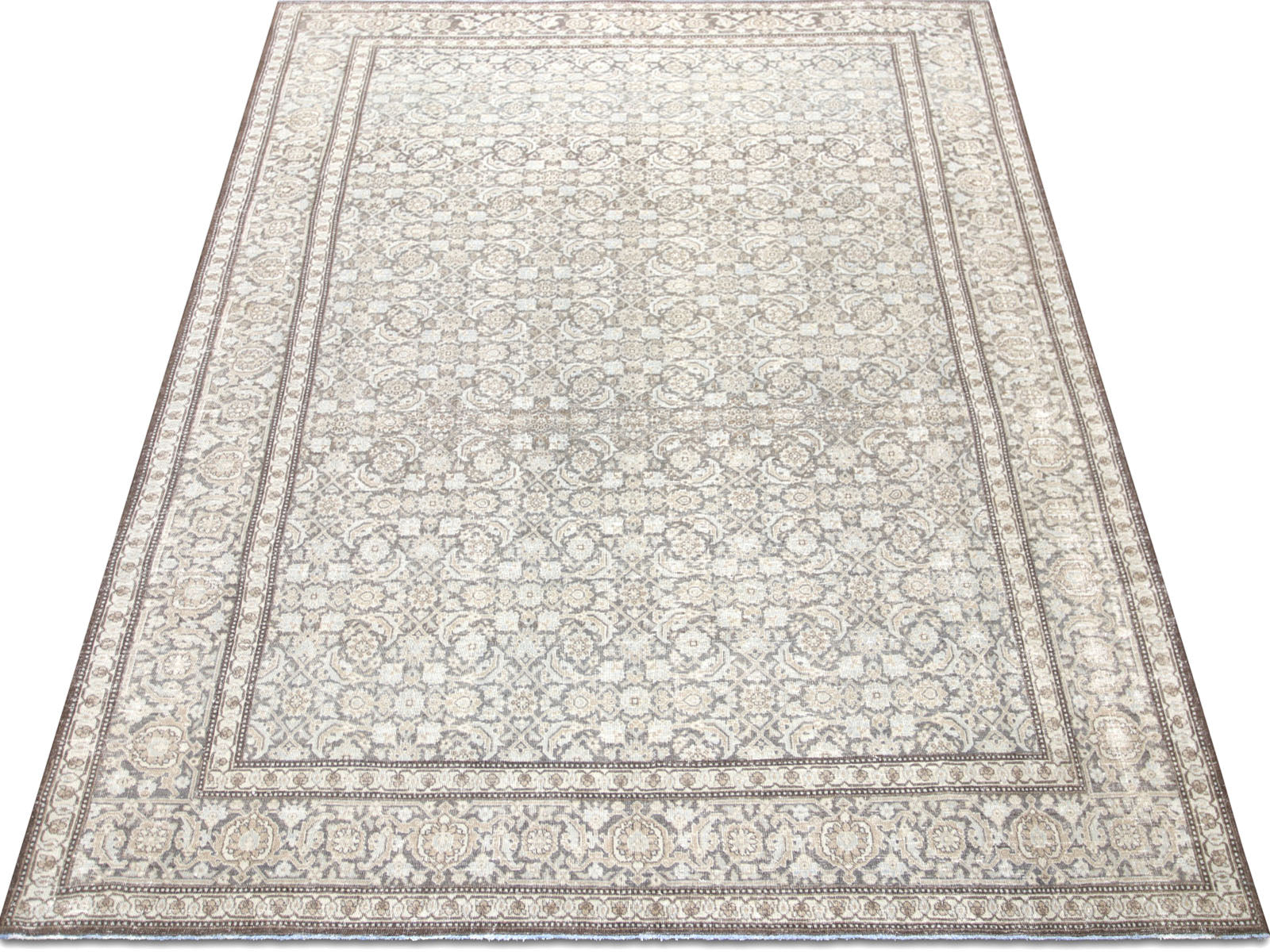 Semi Antique Persian Tabriz Rug - 8'10" x 12'9"