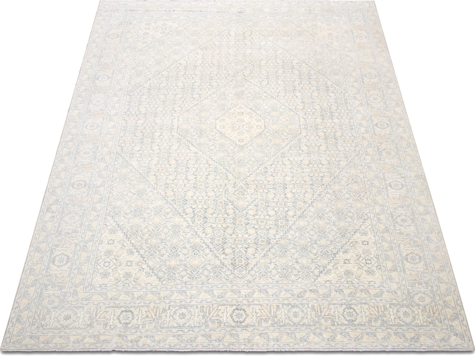 Semi Antique Persian Tabriz Rug - 7'2" x 11'0"