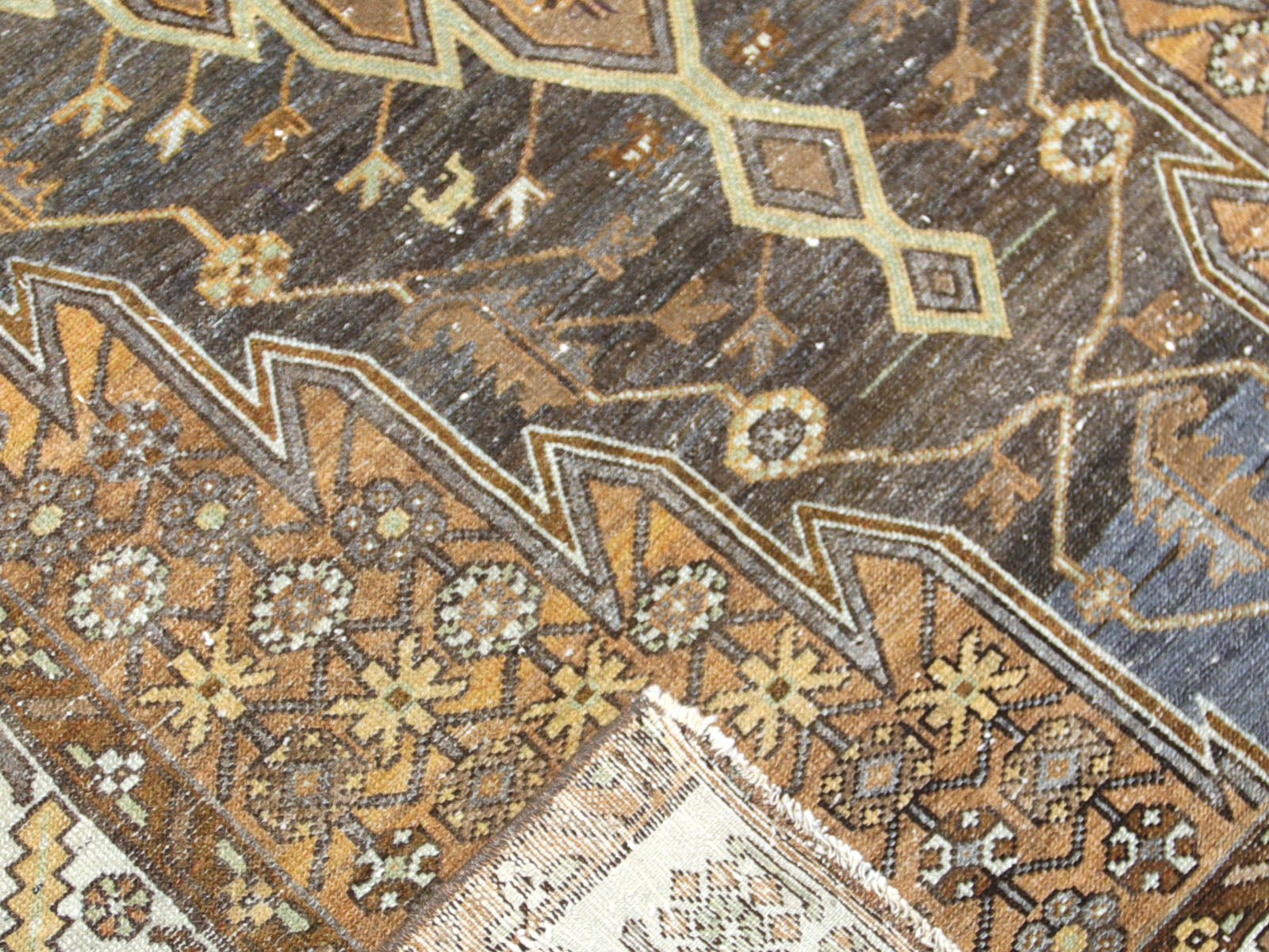Antique Persian Melayer Runner - 3'11" x 6'4"