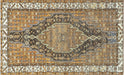 Antique Persian Melayer Runner - 3'11" x 6'4"