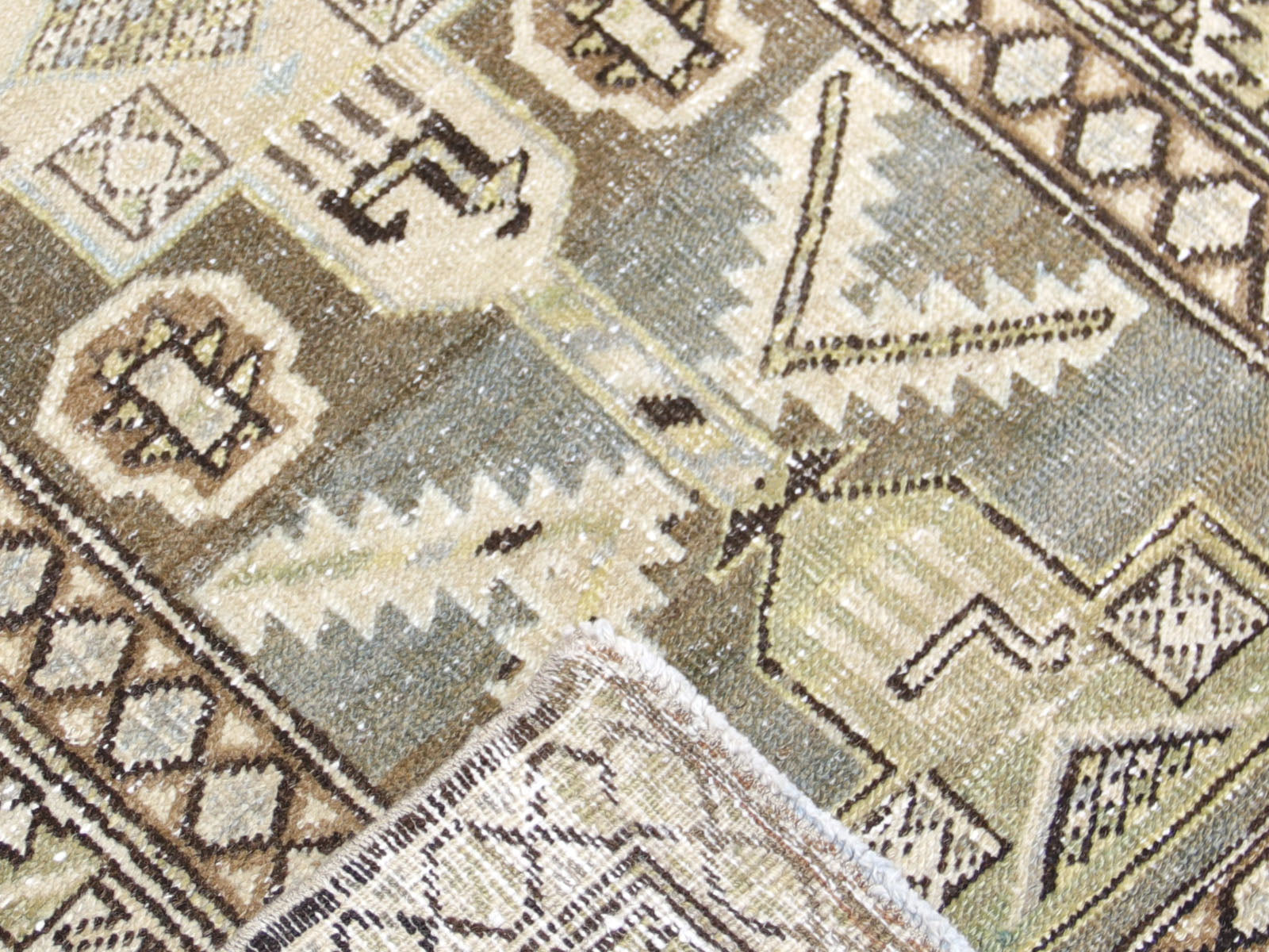 Semi Antique Persian Melayer Runner - 2'10" x 14'5"