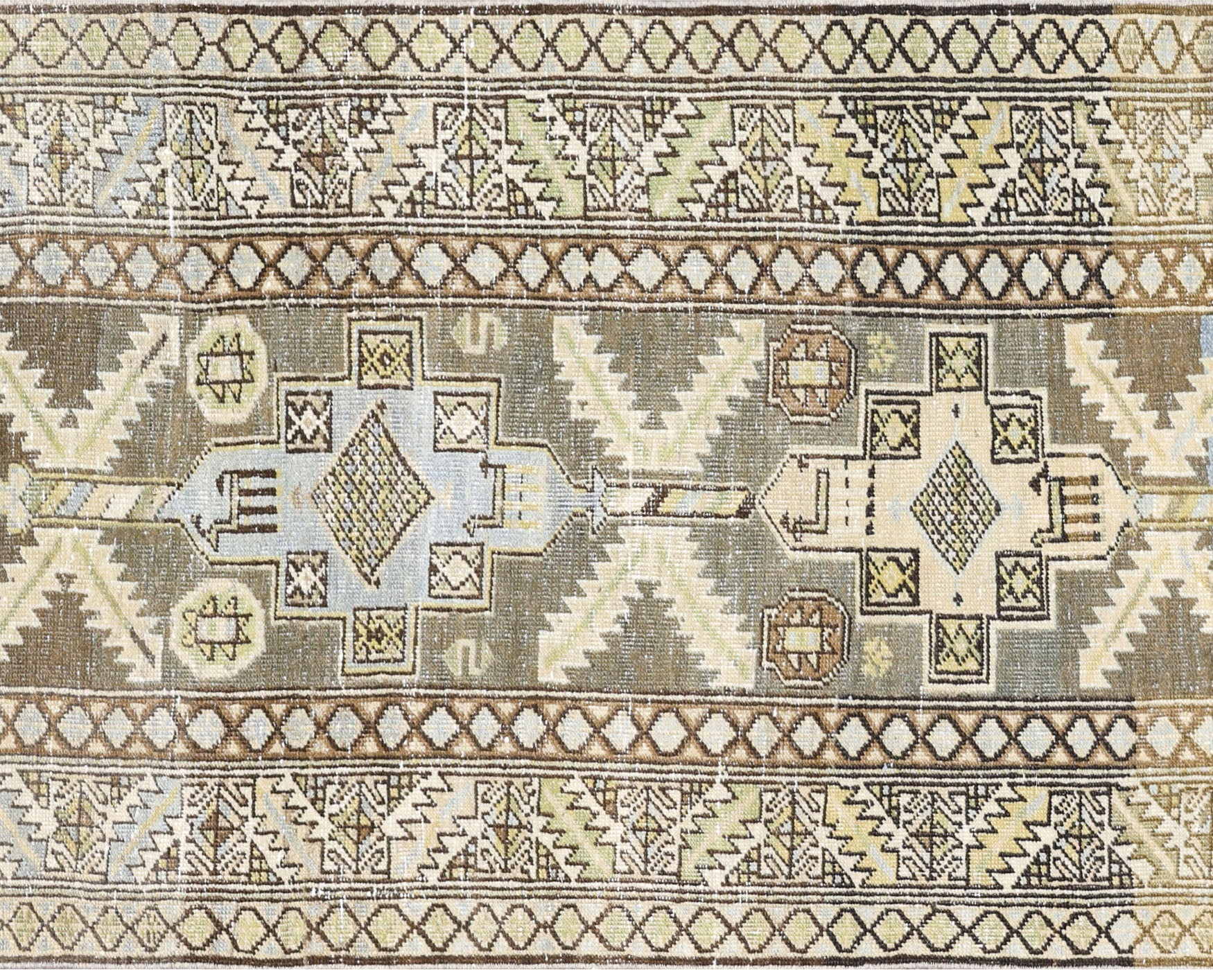 Semi Antique Persian Melayer Runner - 2'10" x 14'5"