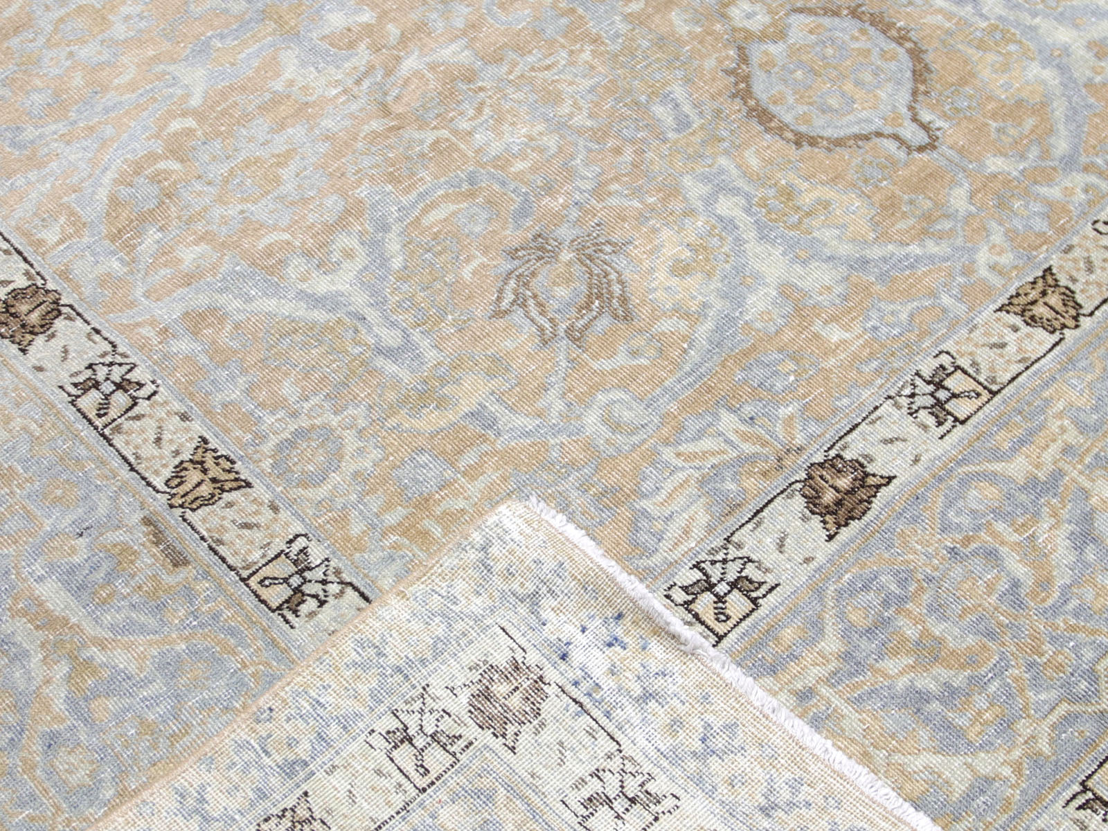 Semi Antique Persian Tabriz Rug - 10'8" x 17'0"