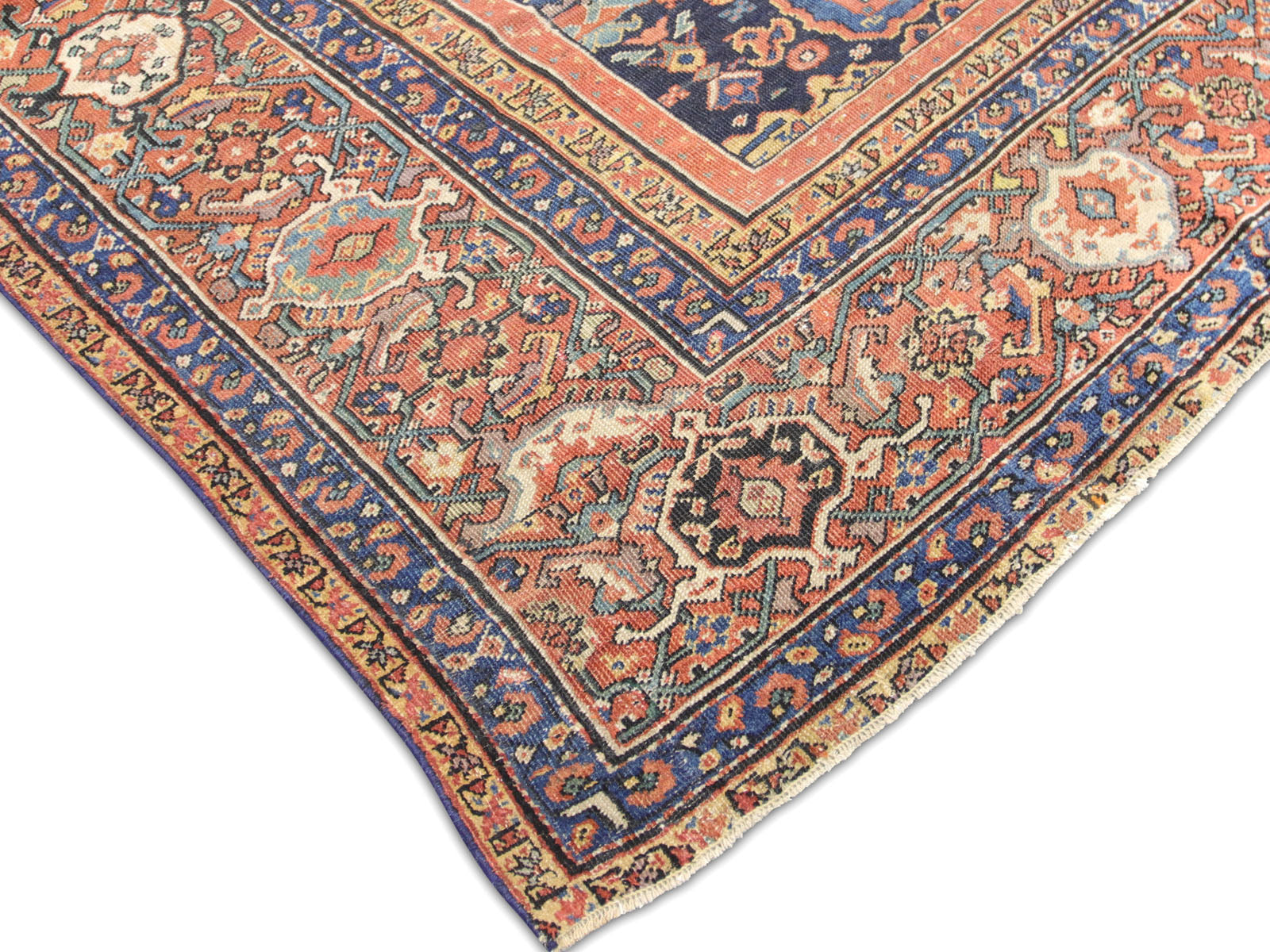 Antique Persian Mahal Rug - 10'10" x 14'3"