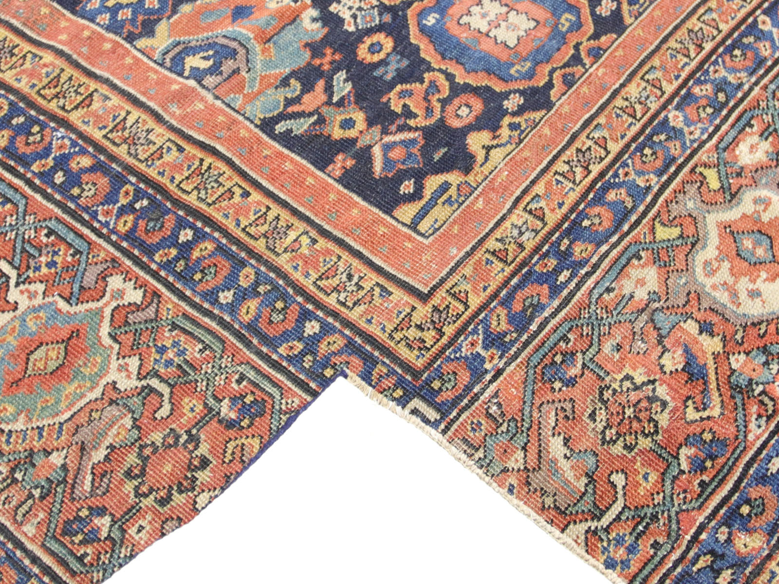 Antique Persian Mahal Rug - 10'10" x 14'3"