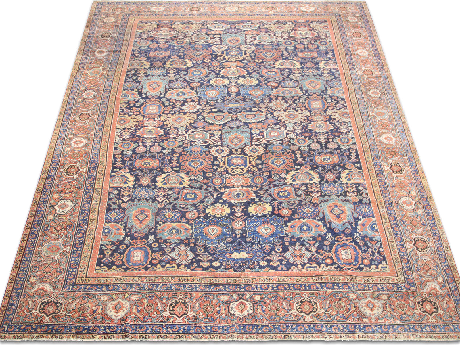 Antique Persian Mahal Rug - 10'10" x 14'3"