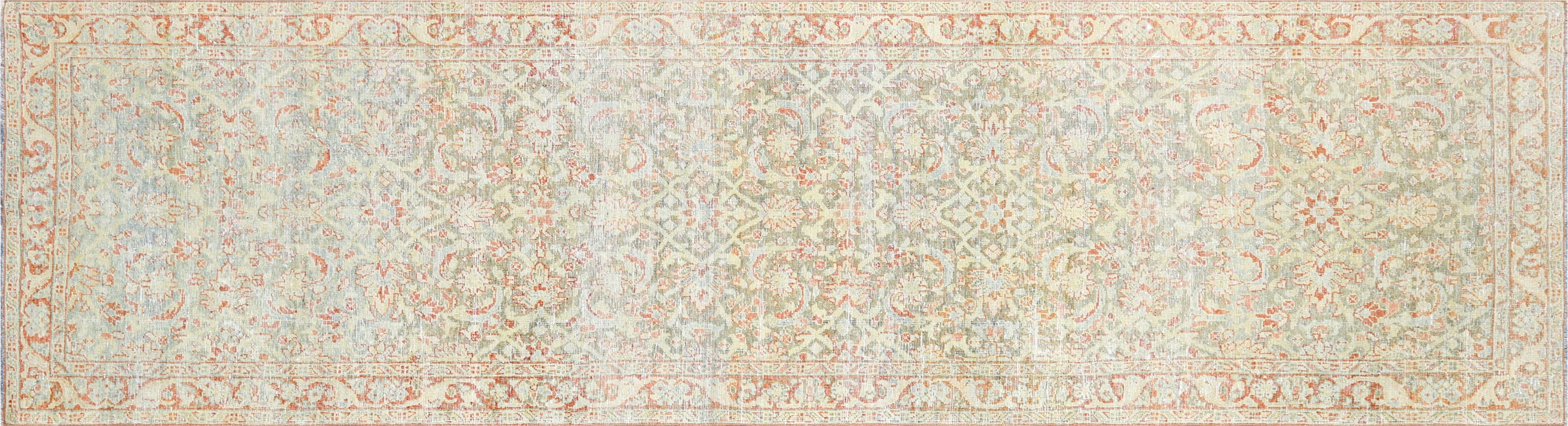Antique Persian Mahal Rug - 3'5" x 12'7"