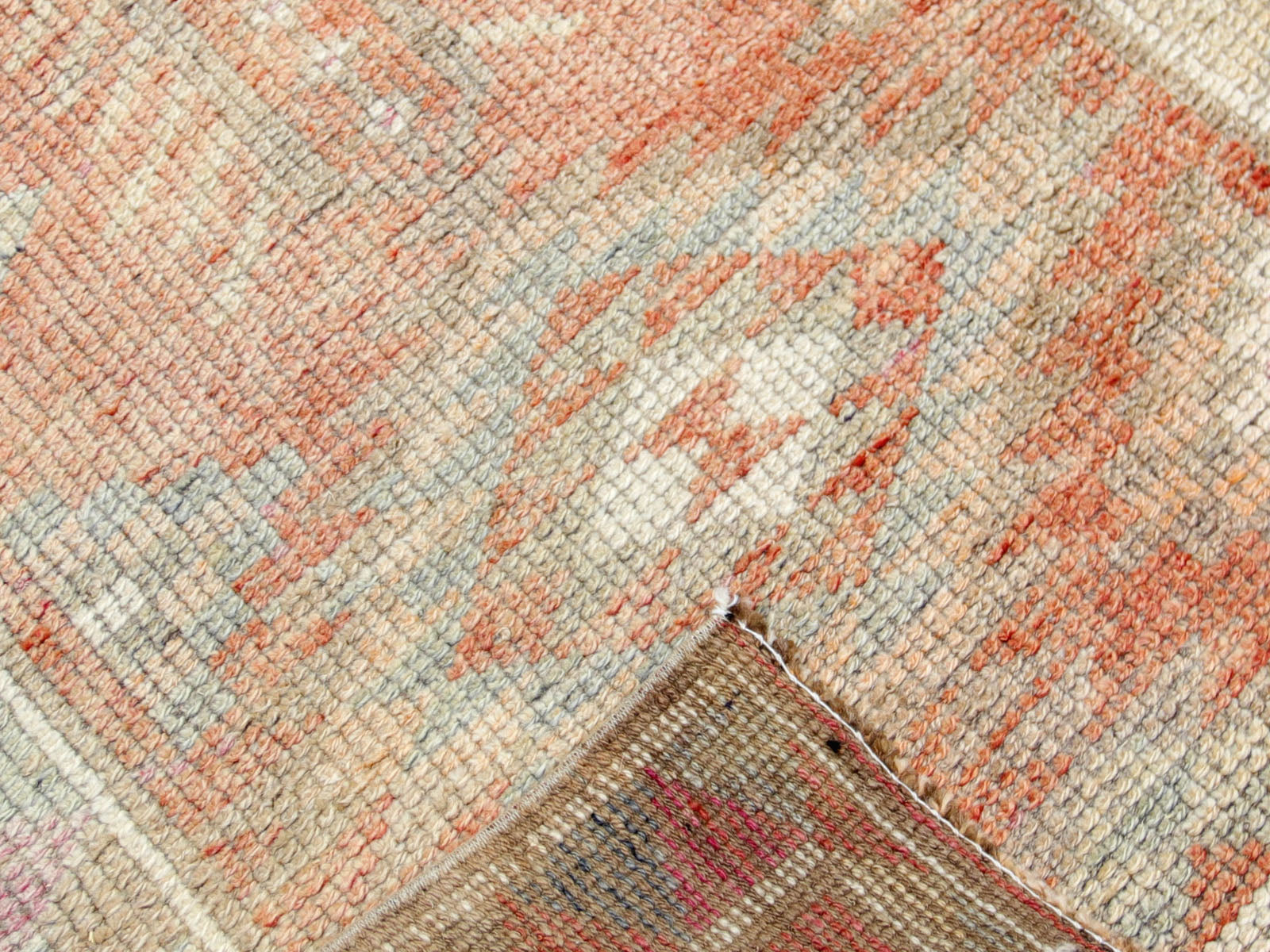 Vintage Turkish Oushak Runner - 2'10" x 11'11"