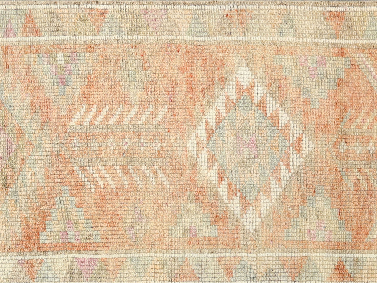 Vintage Turkish Oushak Runner - 2'10" x 11'11"