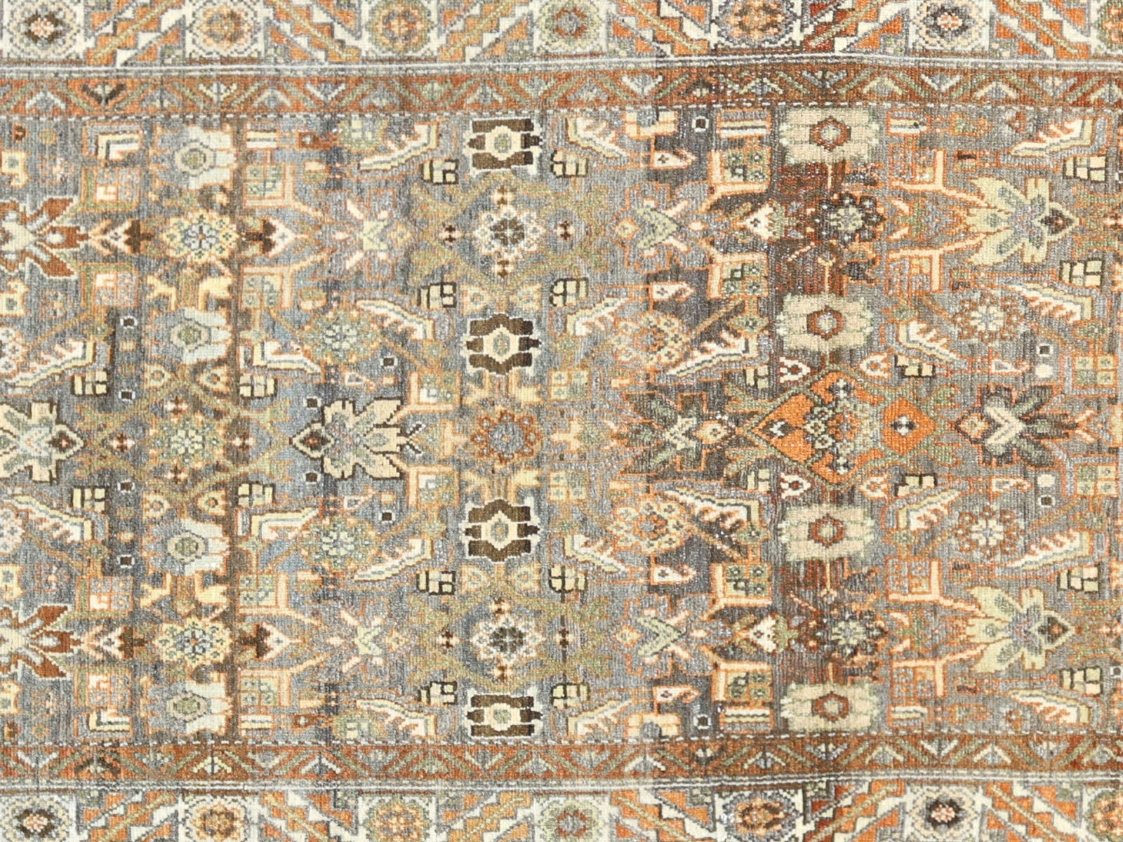 Antique Persian Melayer Rug - 3'3" x 9'10"