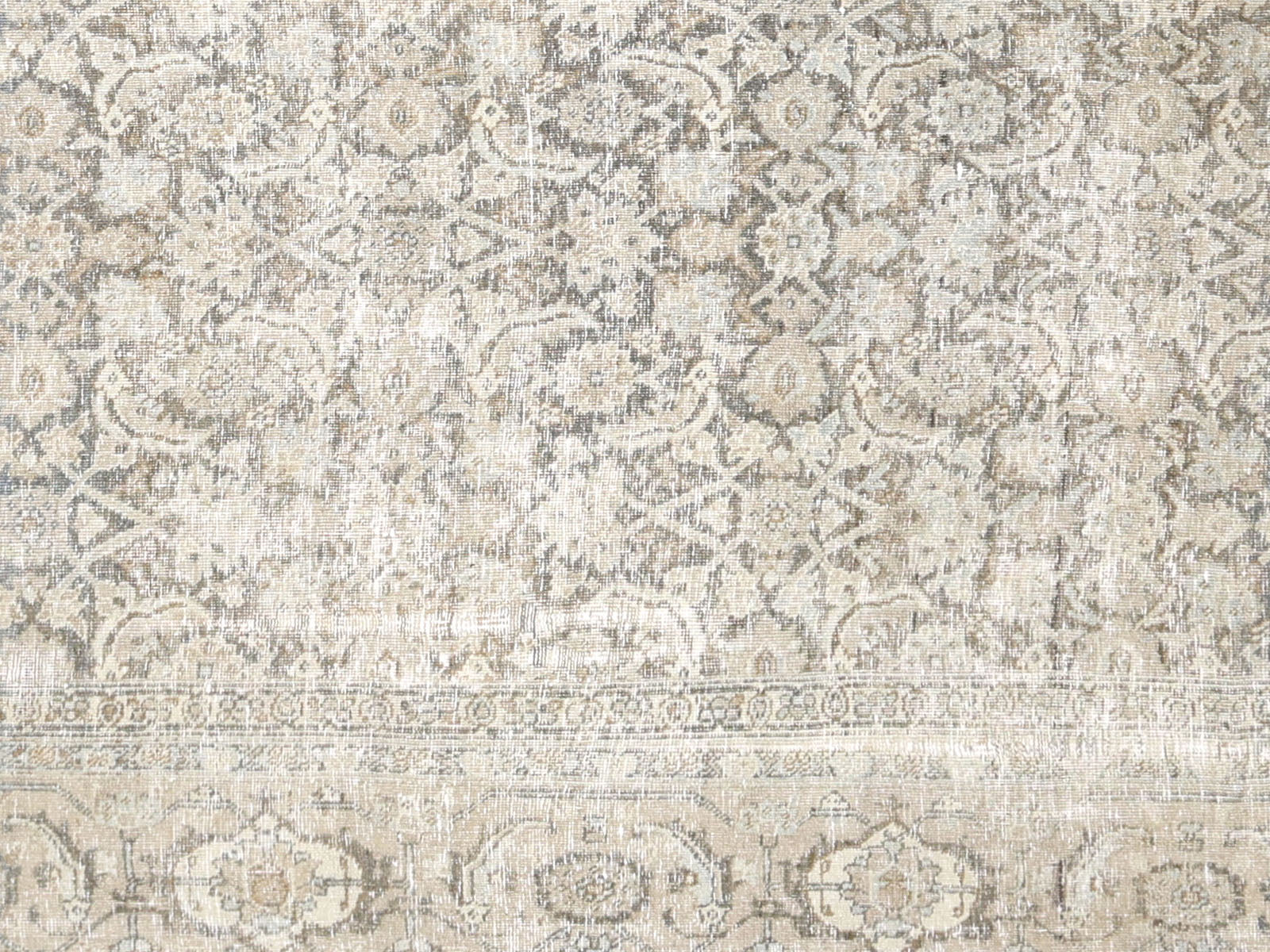 Semi Antique Persian Tabriz Rug - 8'9" x 12'4"