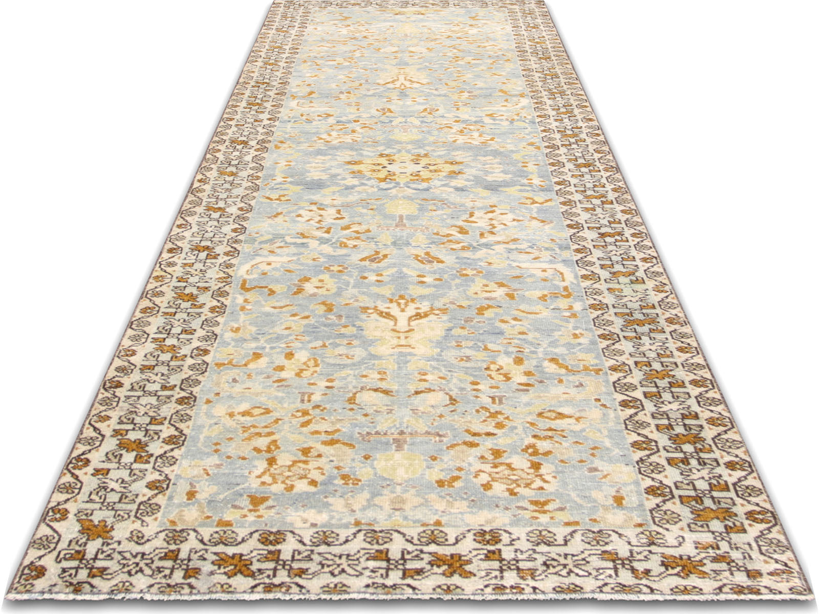 Semi Antique Persian Melayer Rug - 3'6" x 11'6"
