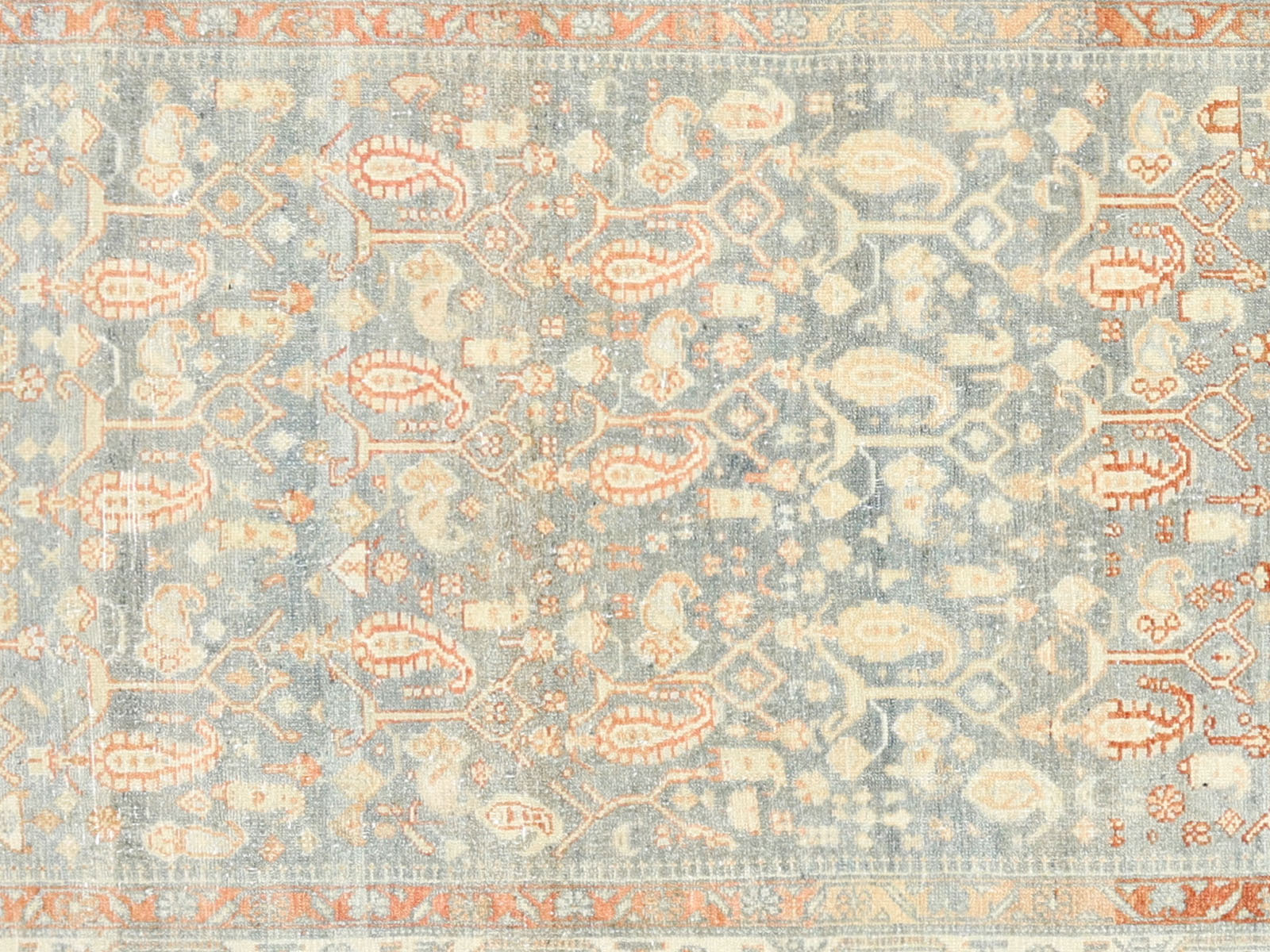 Semi Antique Persian Melayer Rug - 3'3" x 10'0"